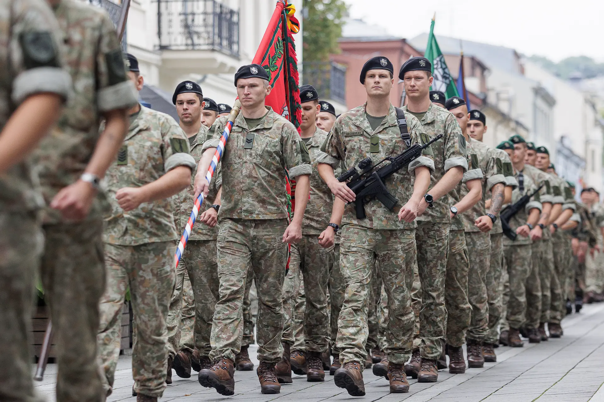 Lietuvos kariuomenės Sausumos pajėgų vadų pasikeitimo ceremonija Vienybės aikštėje / R. Tenio nuotr.