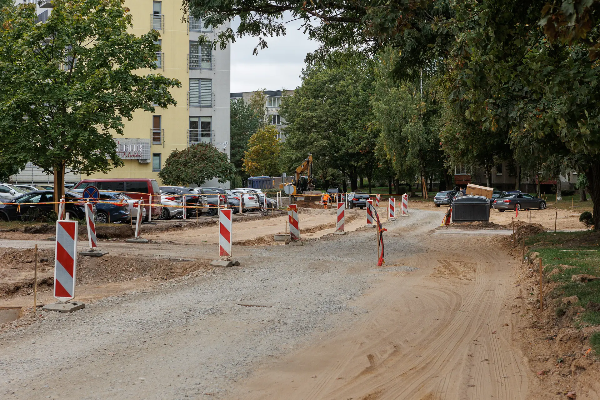 Kauniečius vargina dulkės, triukšmas ir informacijos stoka: kada baigsis Geležinio Vilko gatvės remontas?