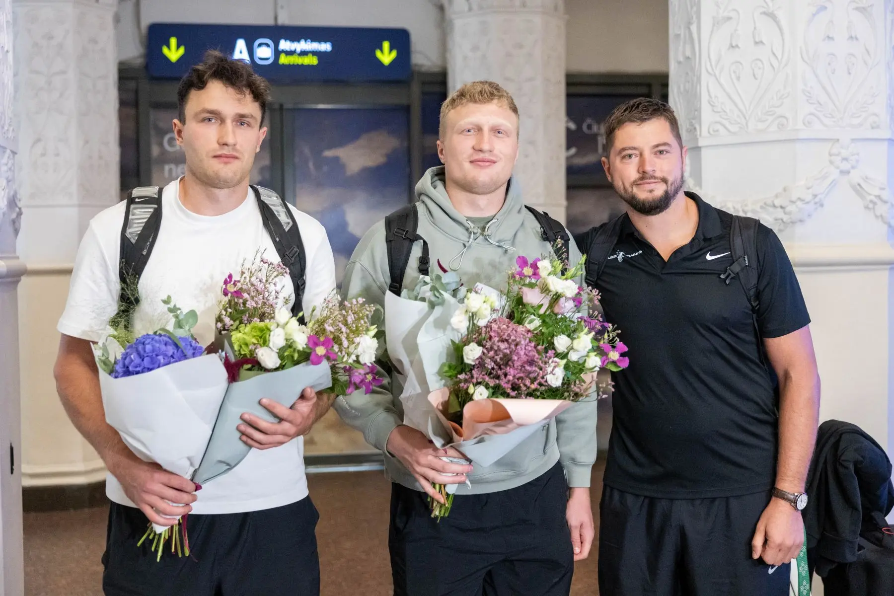 Martynas Alekna, Mykolas Alekna, Mantas Jusis / J. Kalinsko (ELTA) nuotr.