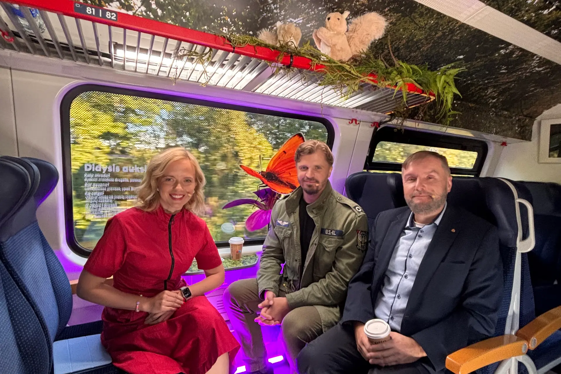 Moderatorė Živilė Kropaitė su pašnekovais. Organizatorių nuotr.