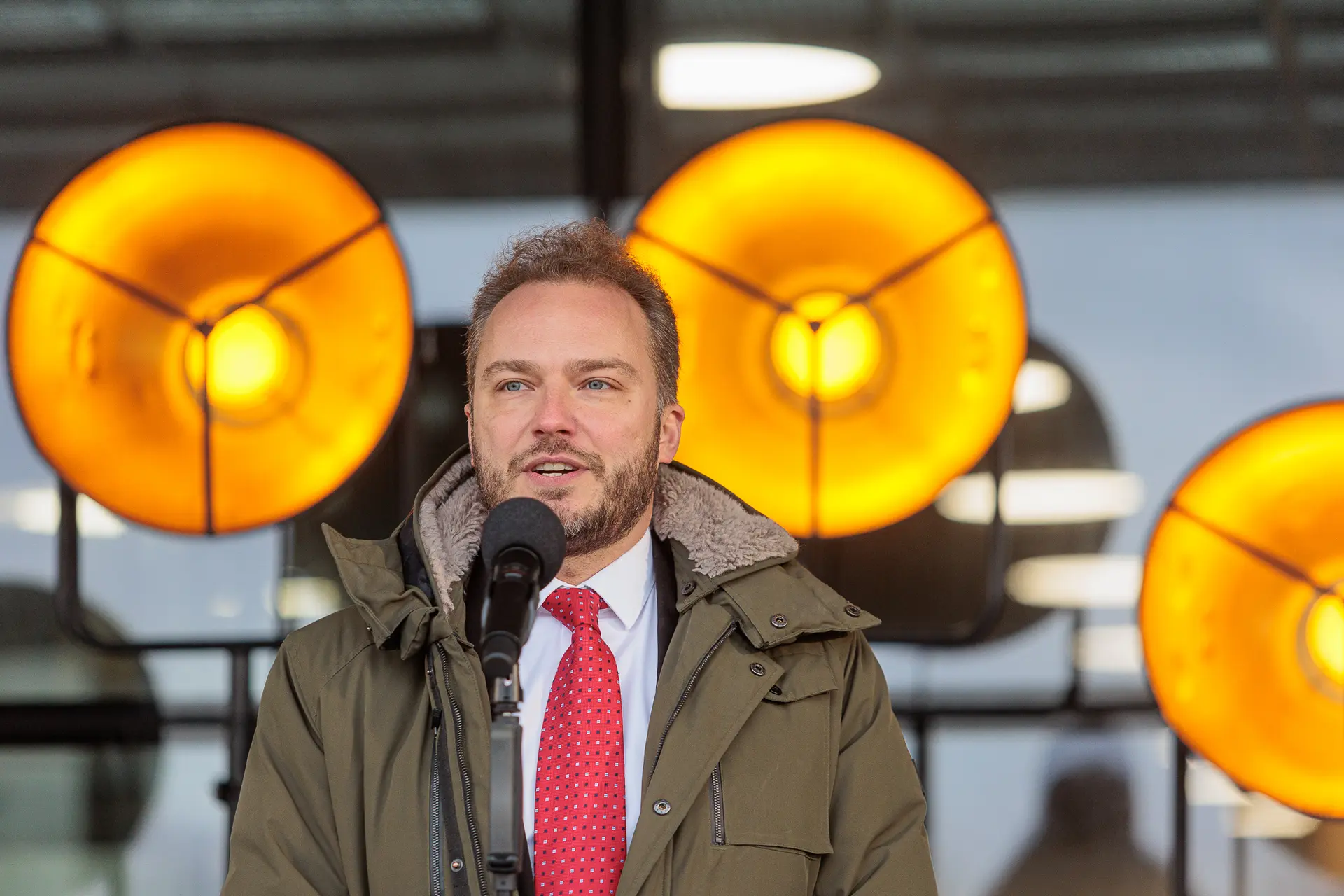 Juras Taminskas, Kauno oro uosto naujo terminalo atidarymas / R. Tenio nuotr.