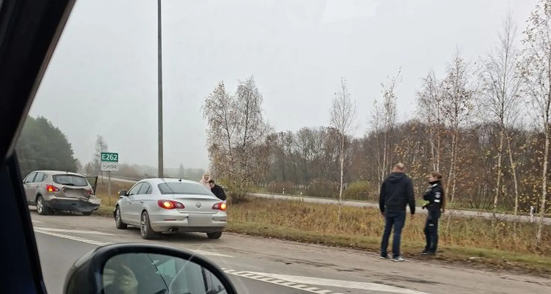 Eismo įvykis netoli Muravos sankryžos / Skaitytojų nuotr.