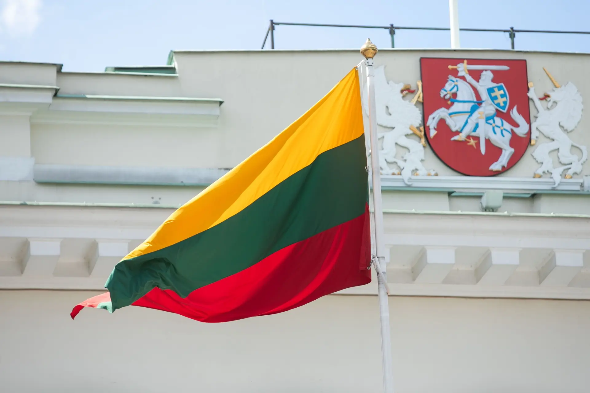 Prezidentūra, Lietuvos vėliava