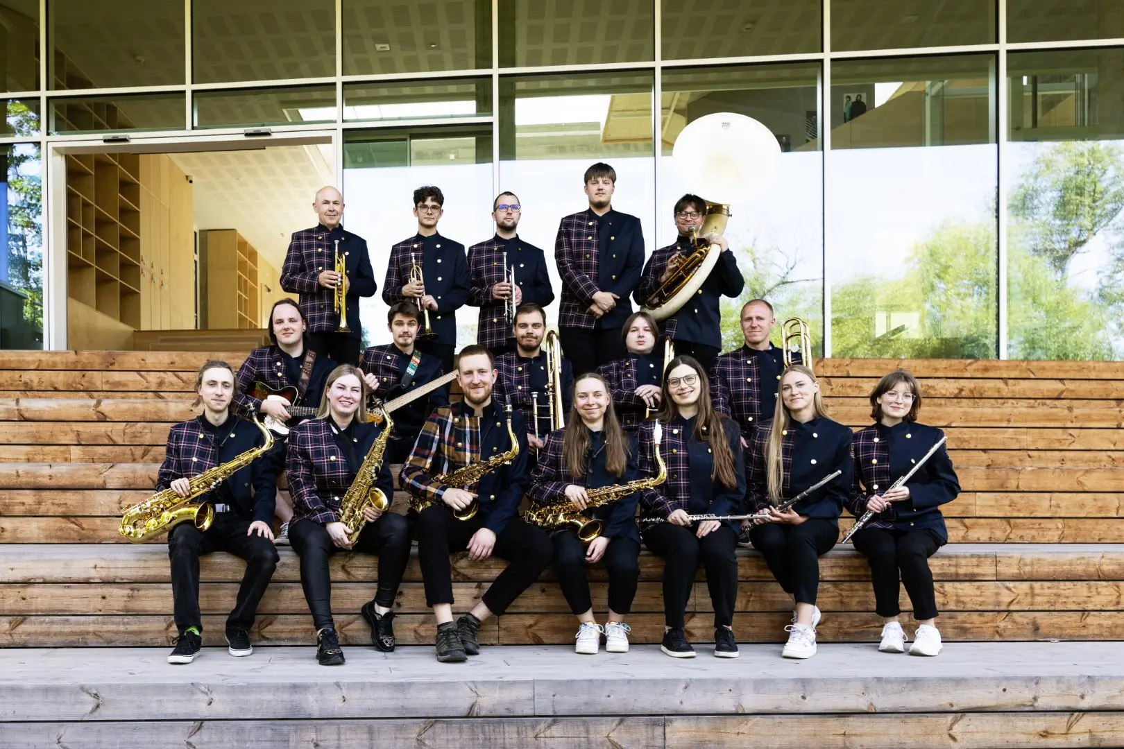 KTU pučiamųjų grupė „The_BrassBees“ / Organizatorių nuotr.