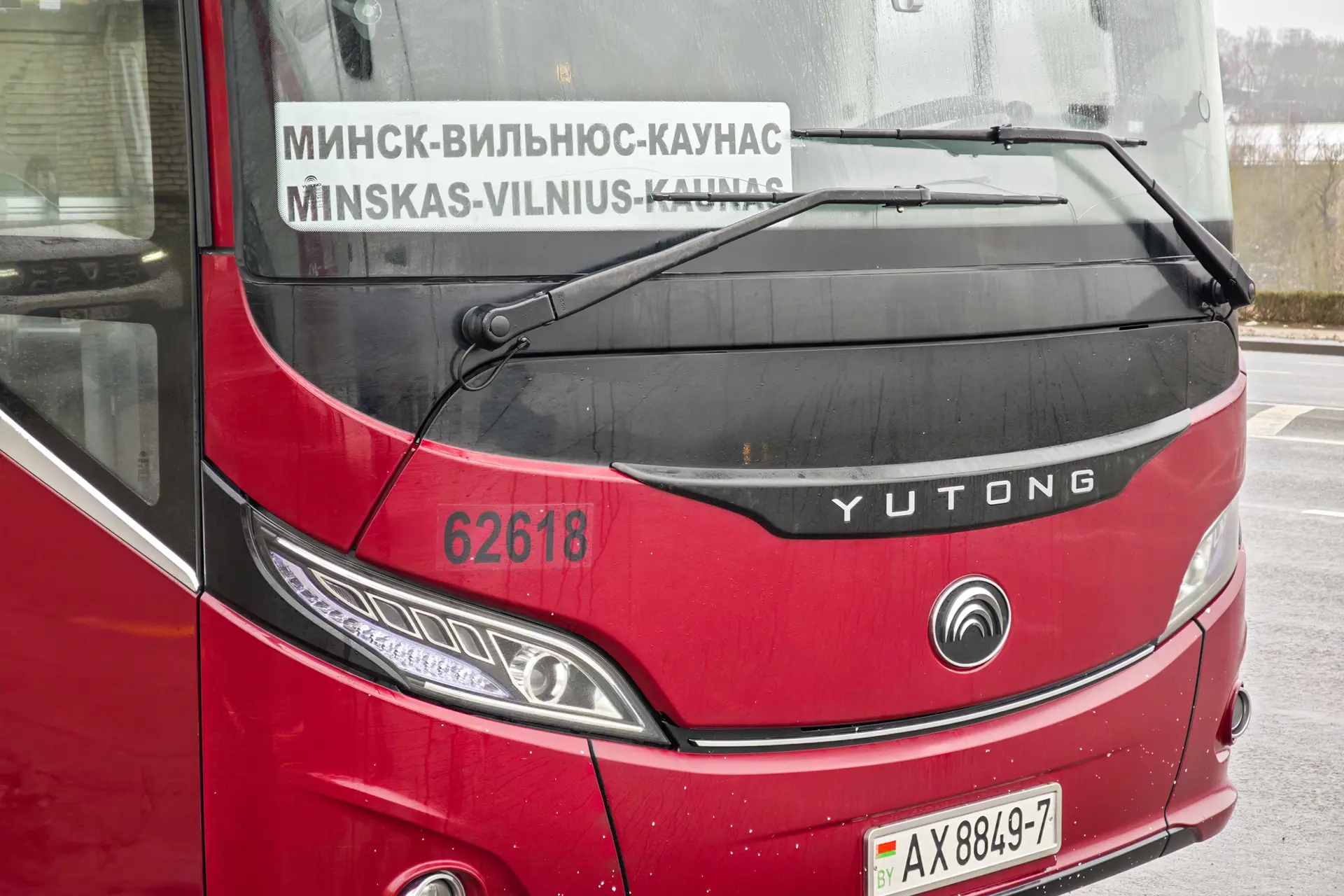 Atidarius sieną, Kaune vėl pastebėti autobusai iš Baltarusijos