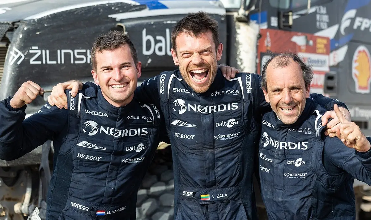 Max Van Grol, Vaidotas Žala, Paulo Fiuza / Nordis Team nuotr.