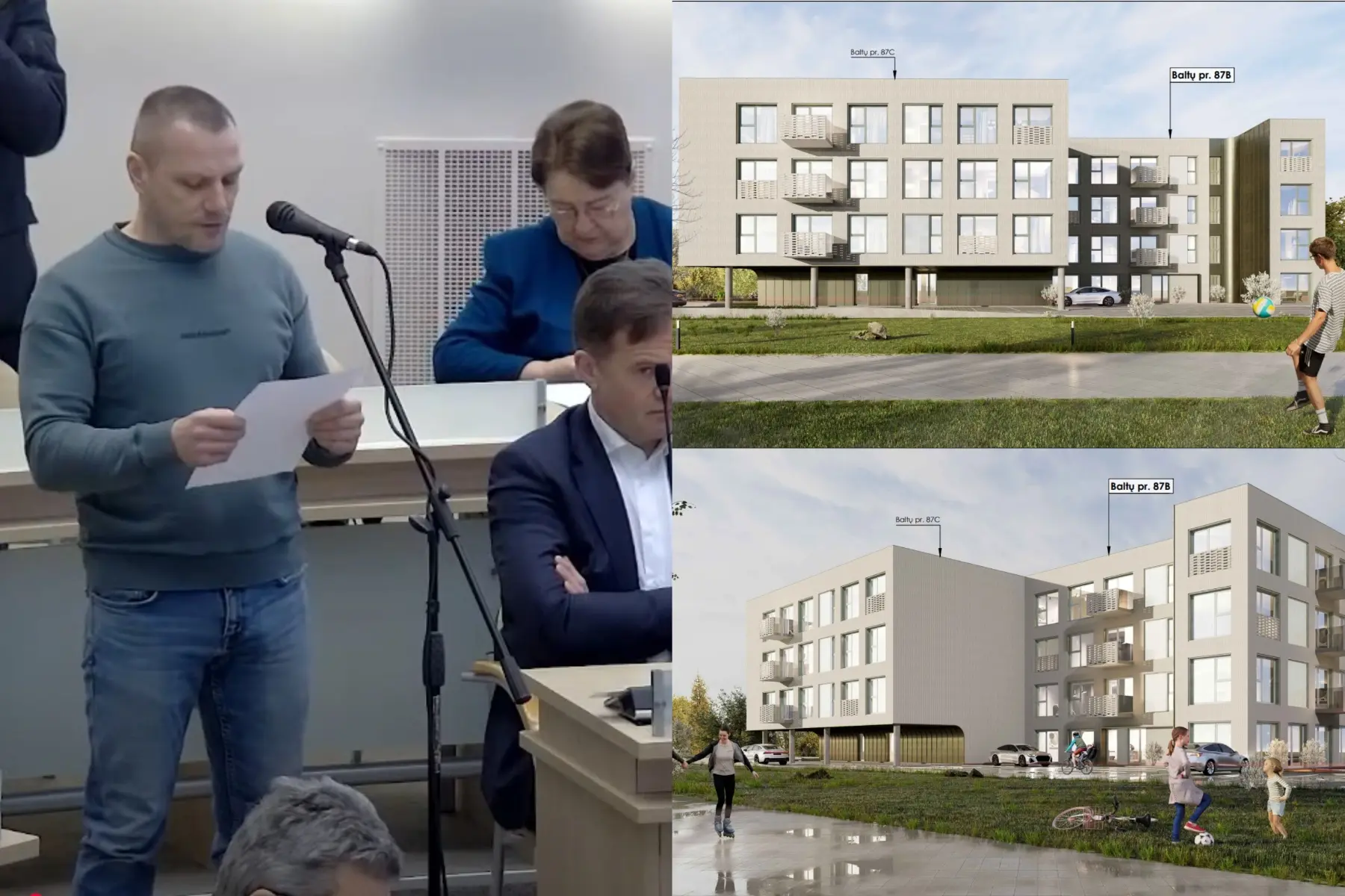 Daugiabučiai Baltų pr.