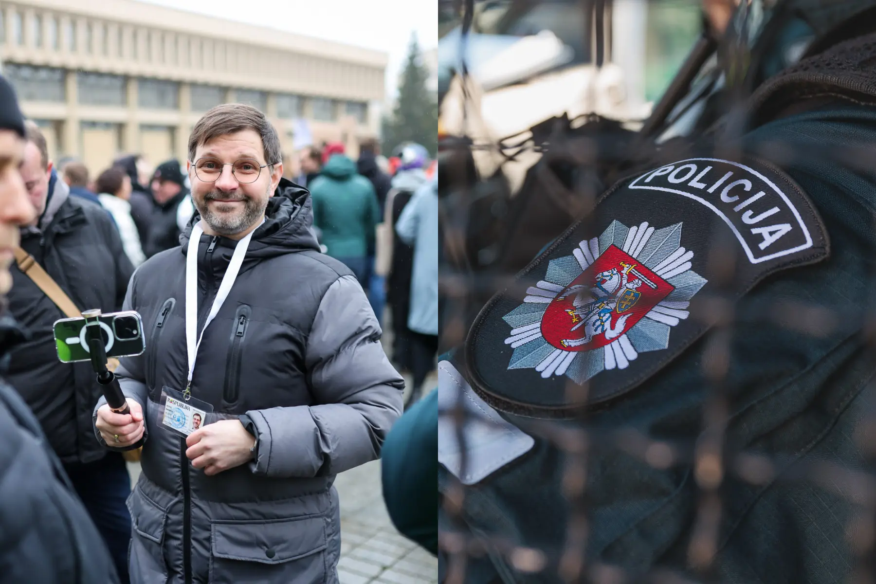 A. Kandrotui pareikšti įtarimai dėl viešosios tvarkos pažeidimo proteste