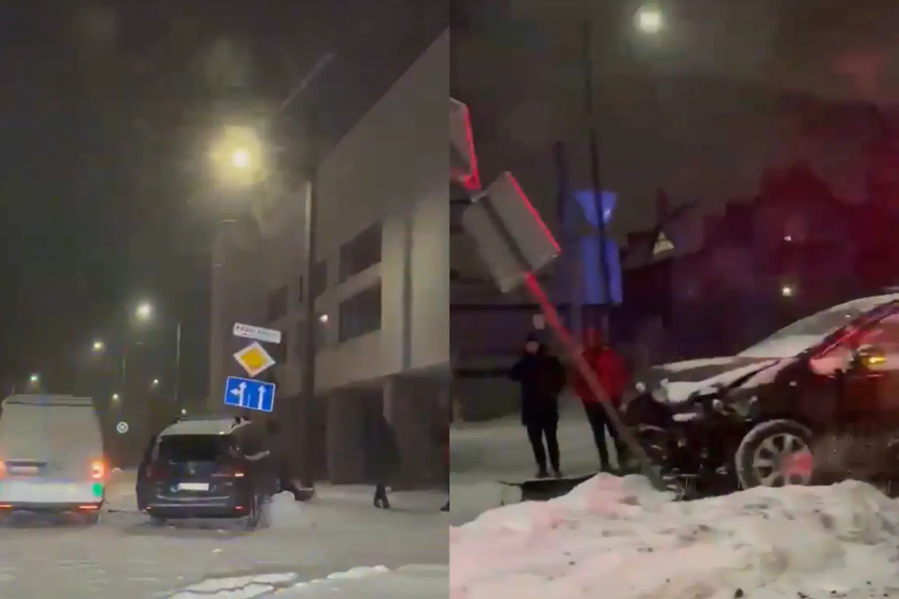 Avarija Kaune / Skaitytojų nuotr.