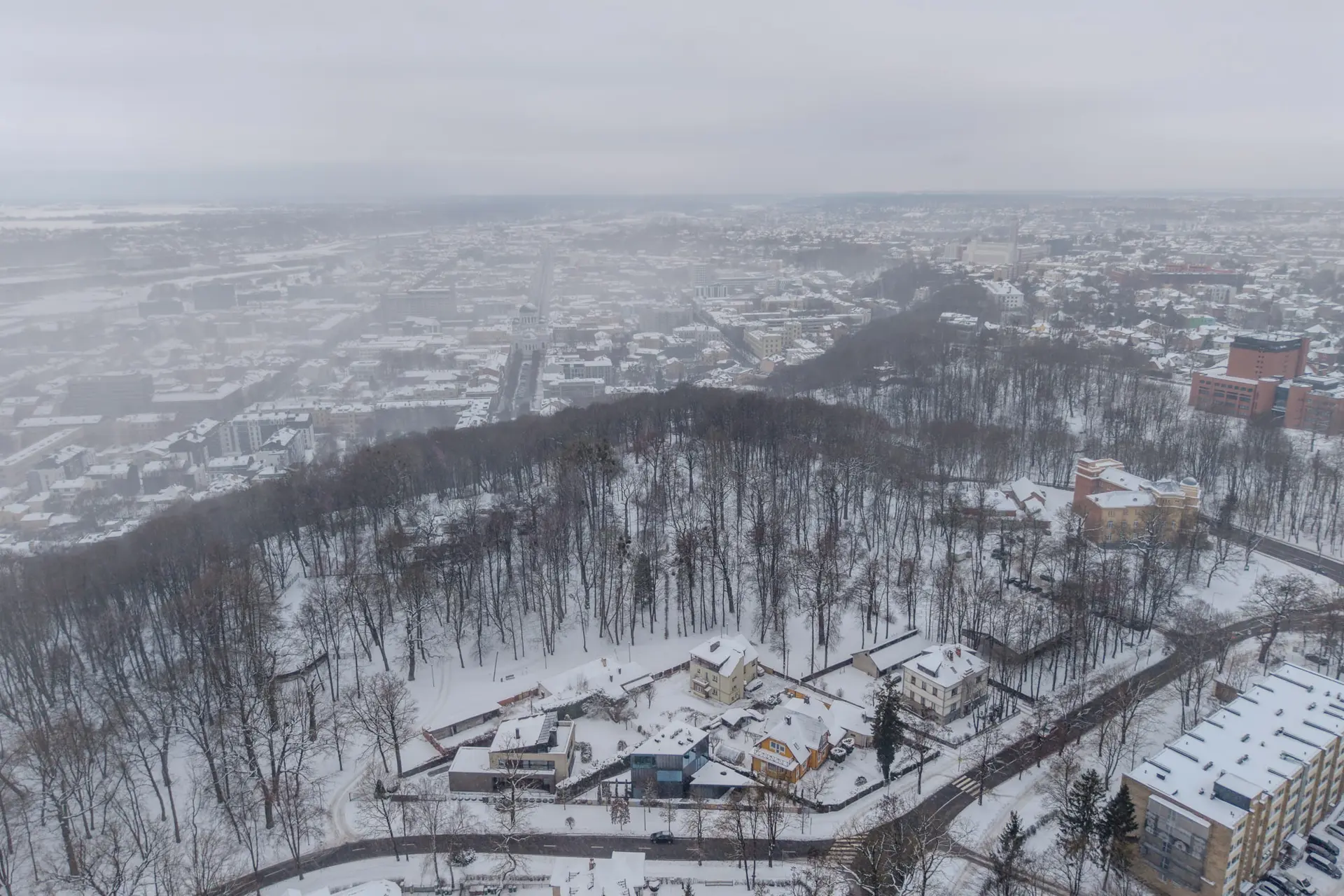 Vytauto parkas žiemą / Kas vyksta Kaune nuotr.