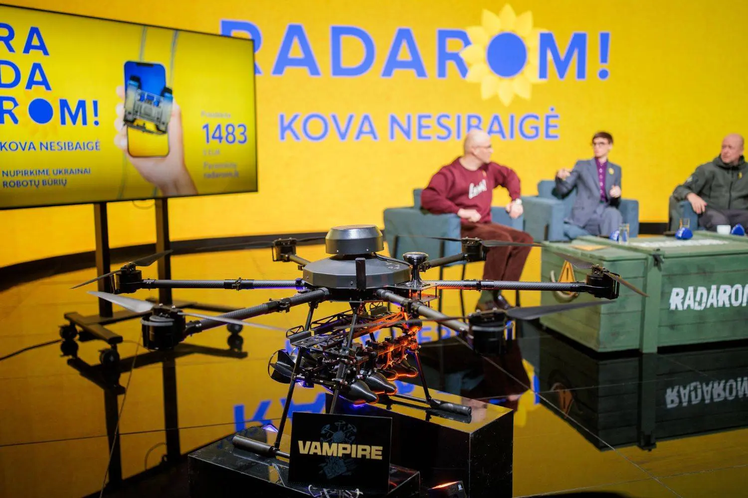 „RADAROM!“ lėšos jau virsta pagalba fronte: Ukrainą pasieks pirmasis oro robotų būrys