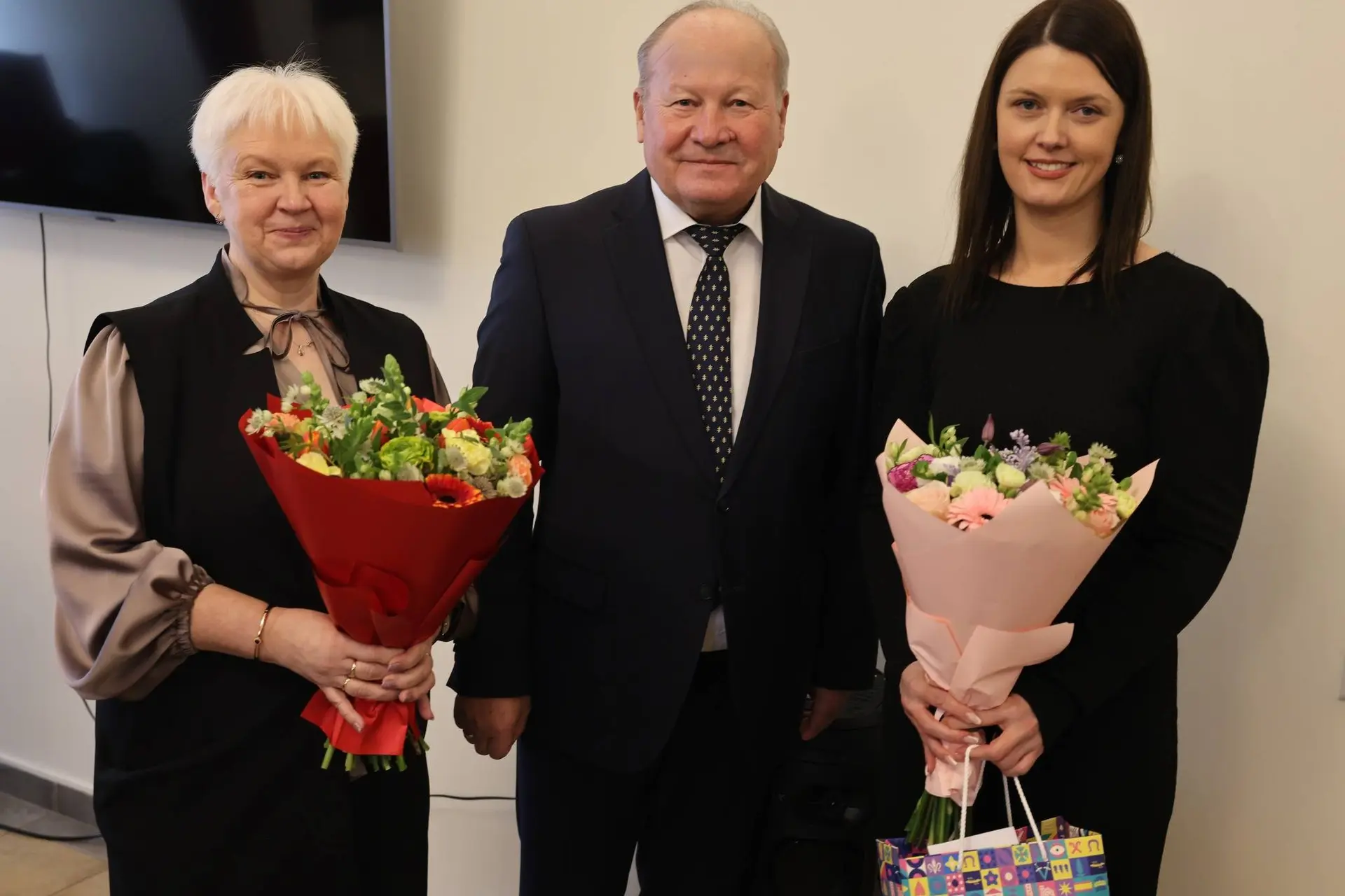 Snieguolė Navickienė, Valerijus Makūnas ir Kotryna Inga Morkūnaitė / E. Mališausko nuotr.