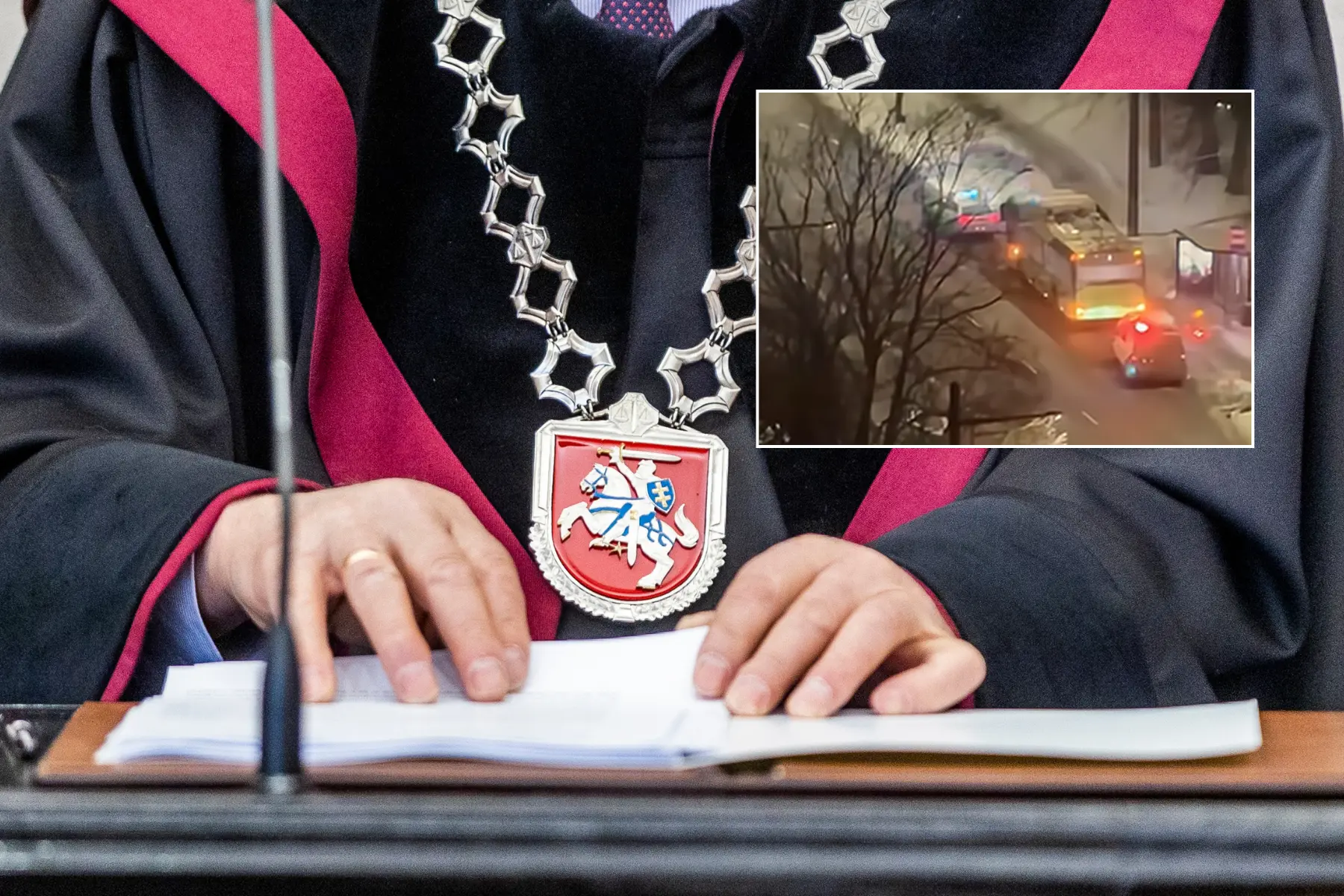 16 kartų teistam kauniečiui pareikšti įtarimai dėl troleibuso apšaudymo