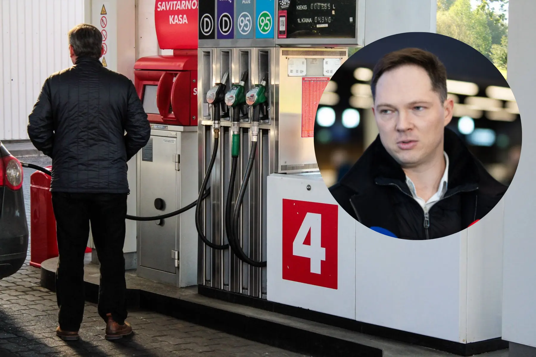 Finansų ministras: naujos priemonės degalų kainoms švelninti – tik ekstremaliu atveju