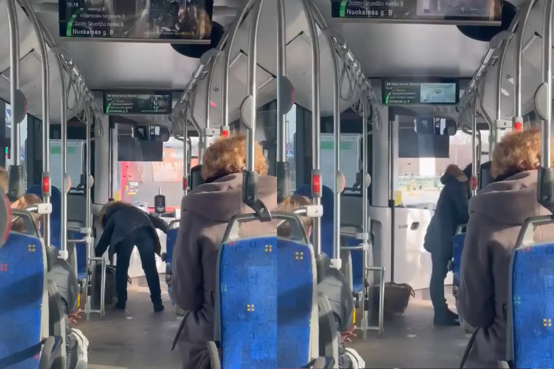 Neramumai Kauno viešajame transporte tęsiasi (video)