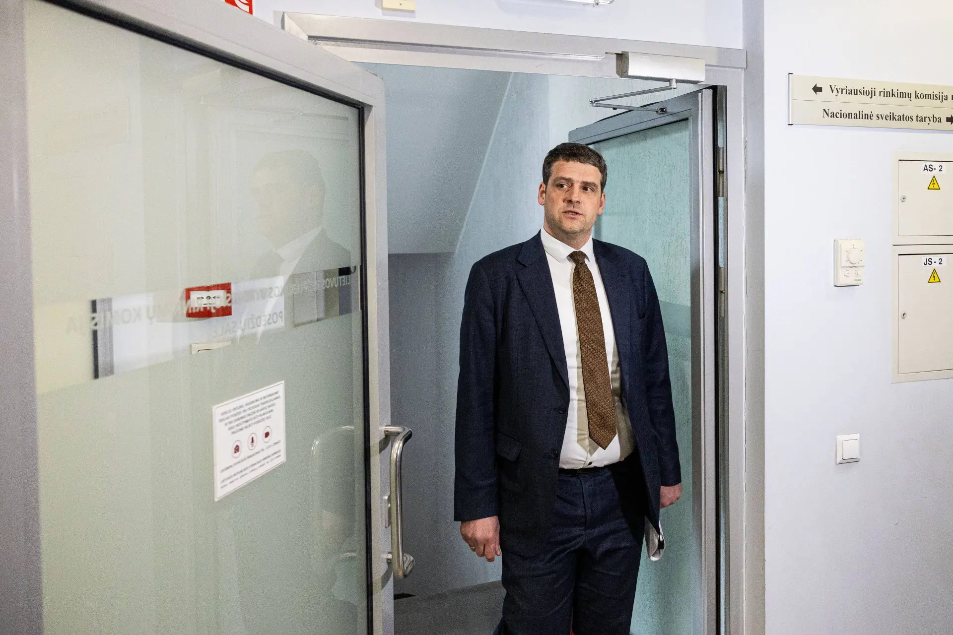 Remigijus Žemaitaitis VRK posėdyje / P. Peleckio / BNS nuotr.