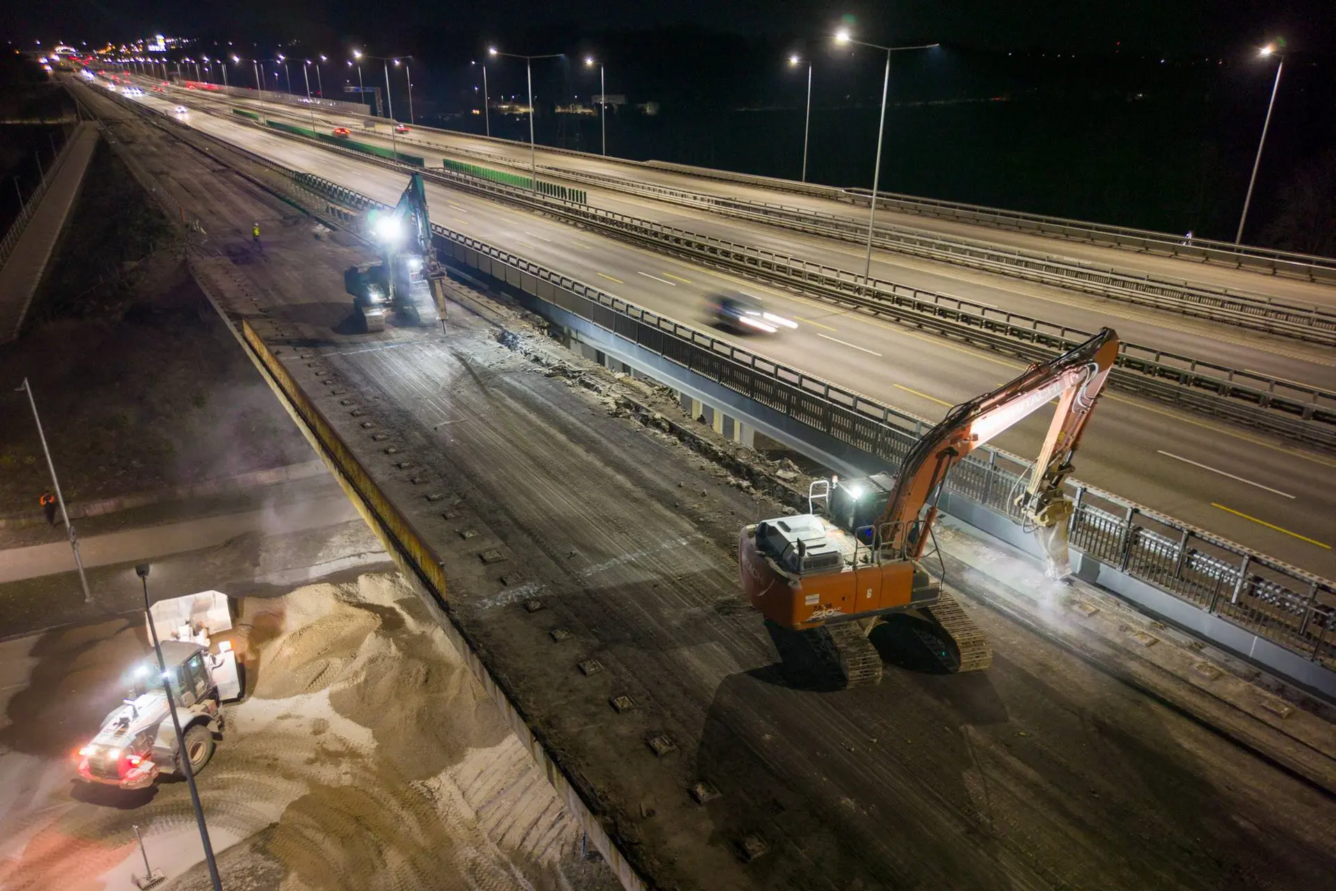 viaduko griovimas A1 kelyje-4