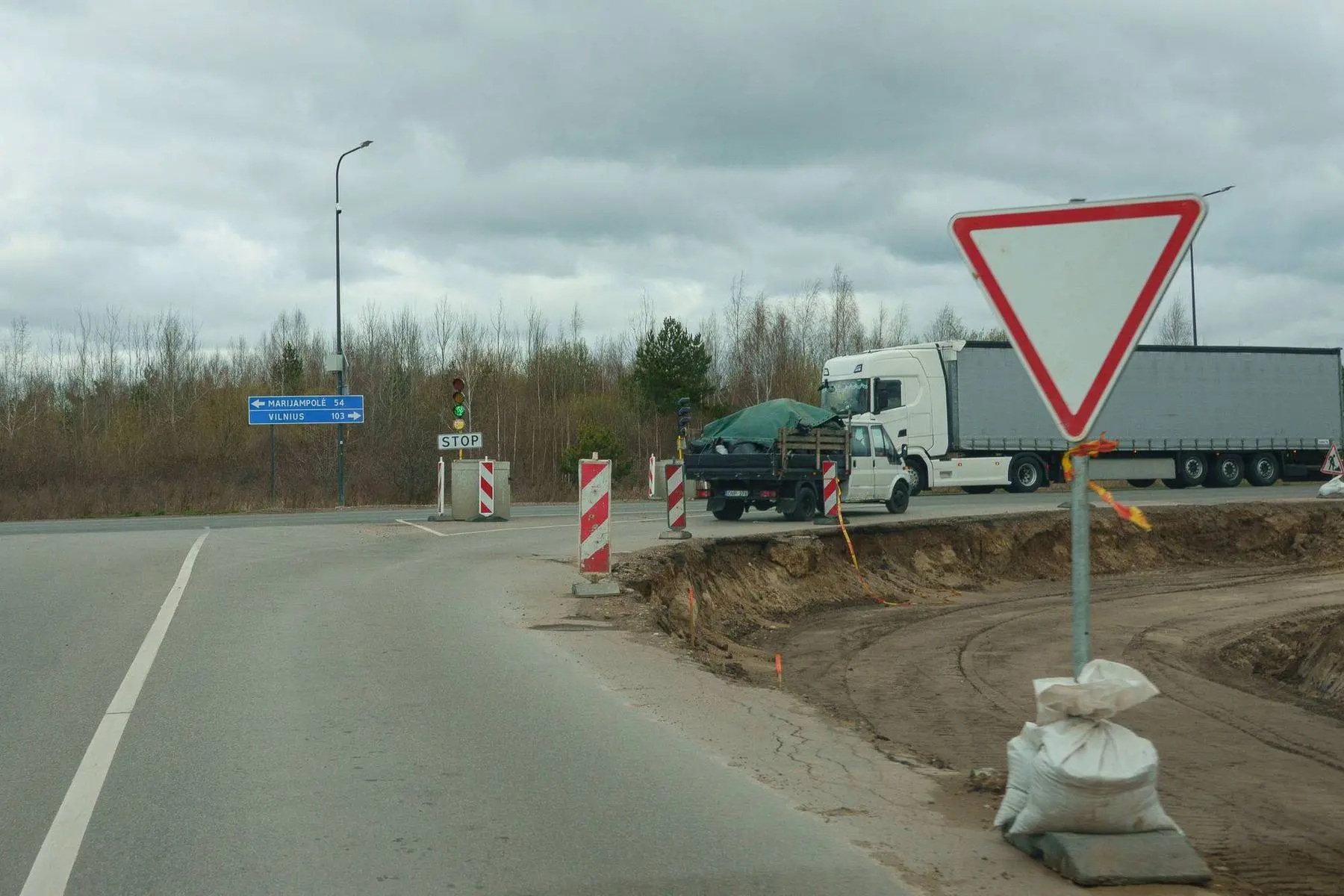 „Lidl“ atsakė, kada baigs darbus prie svarbios sankryžos