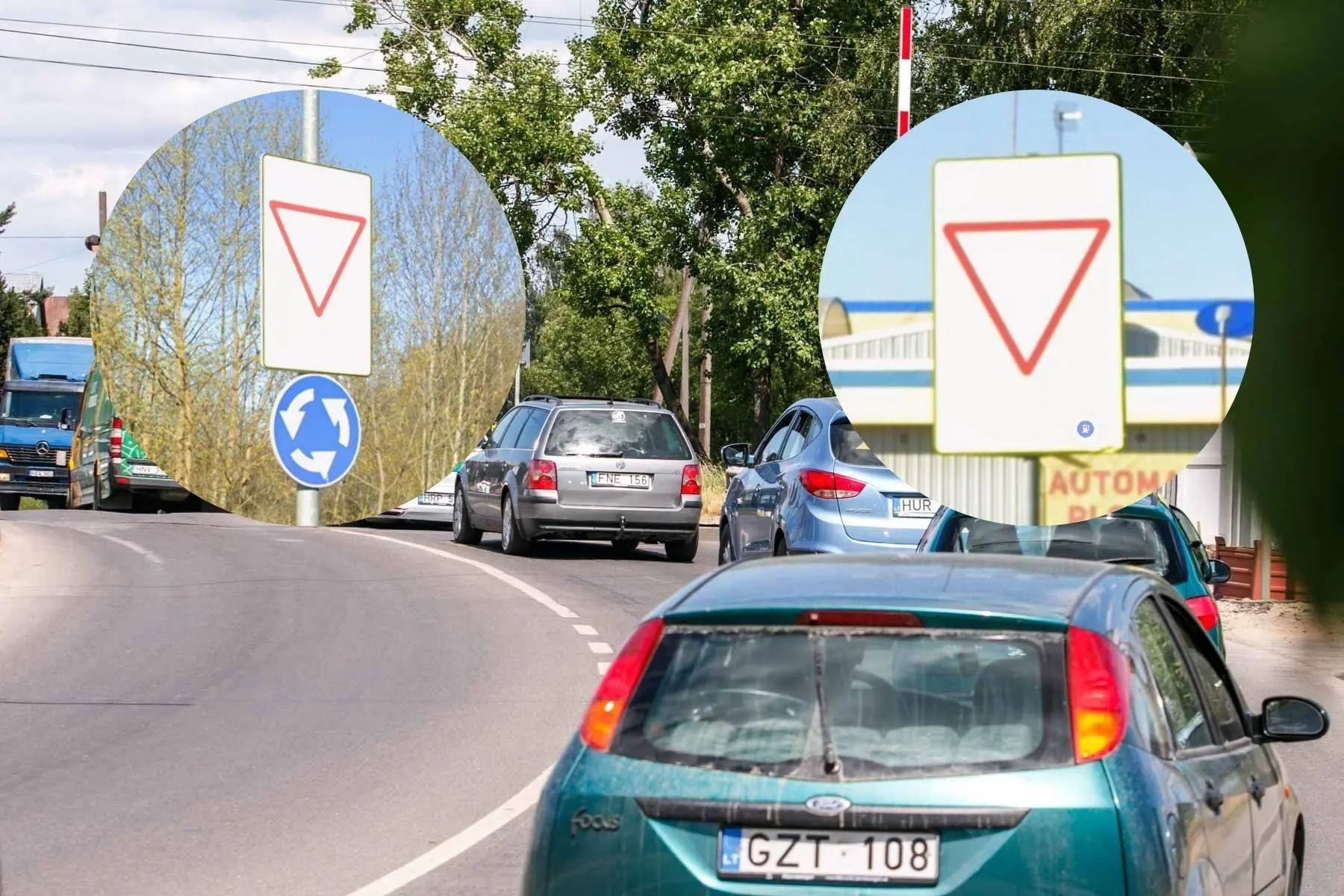 Eismas, ženklai