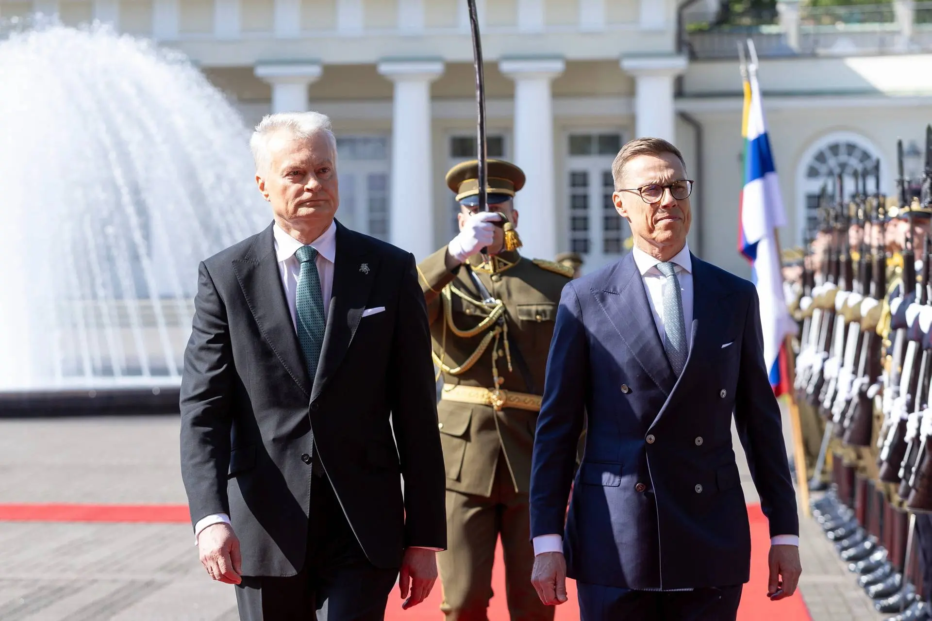Gitanas Nausėda ir Aleksandras Stubas