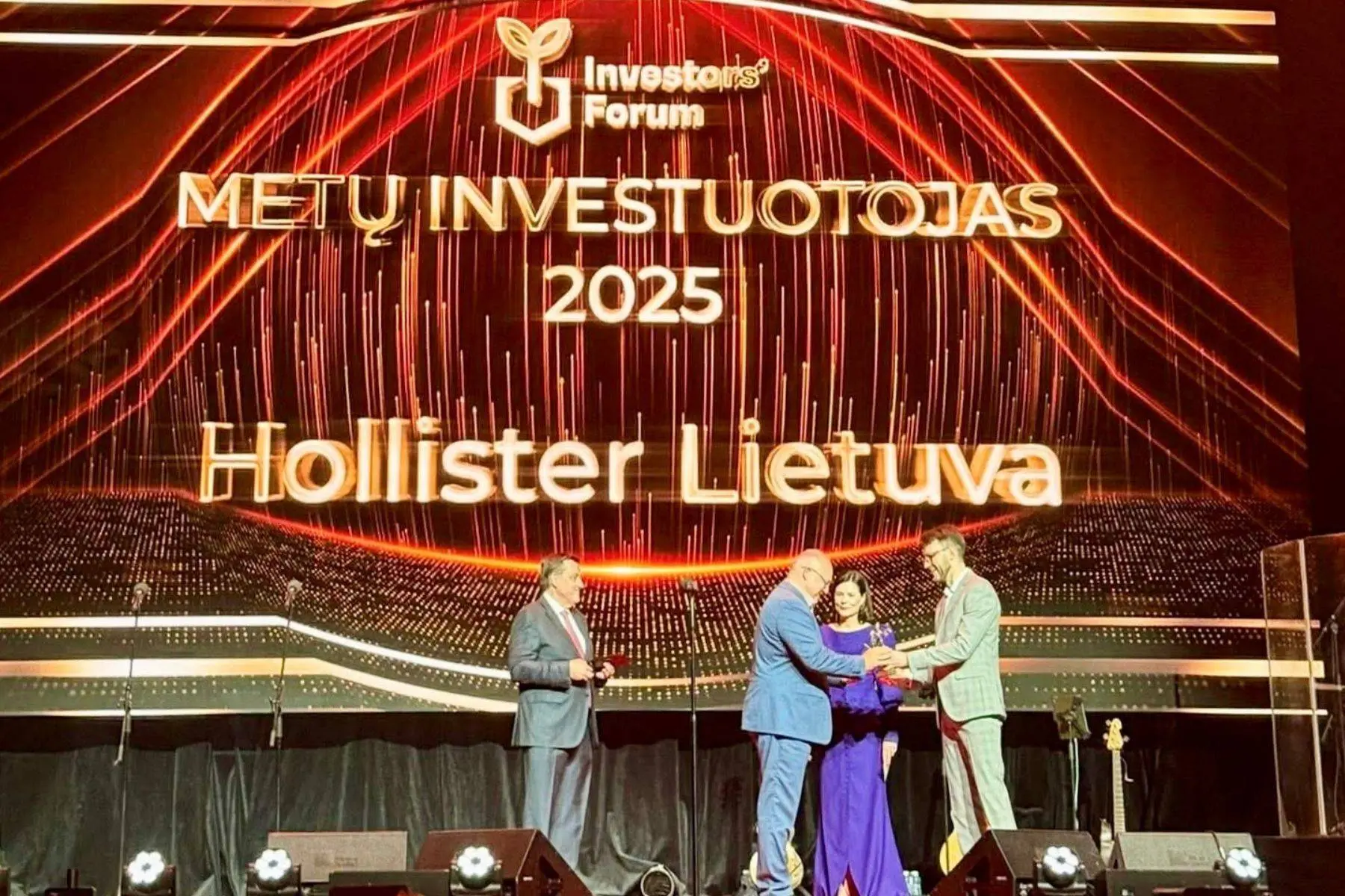 „Hollister Lietuva“ pripažinta Metų investuotoju