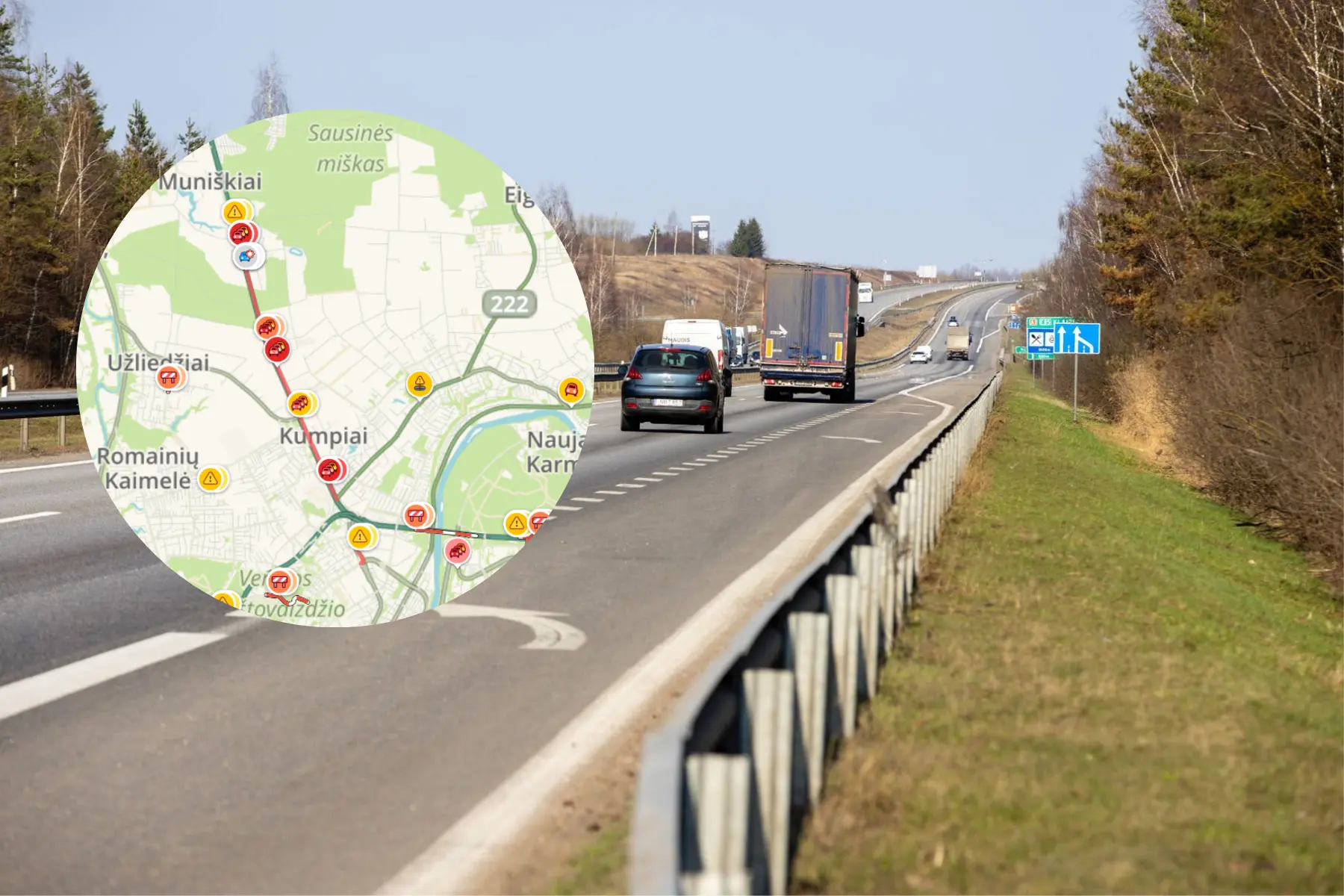 „Via Lietuvos“ ir „Waze“ nuotr.