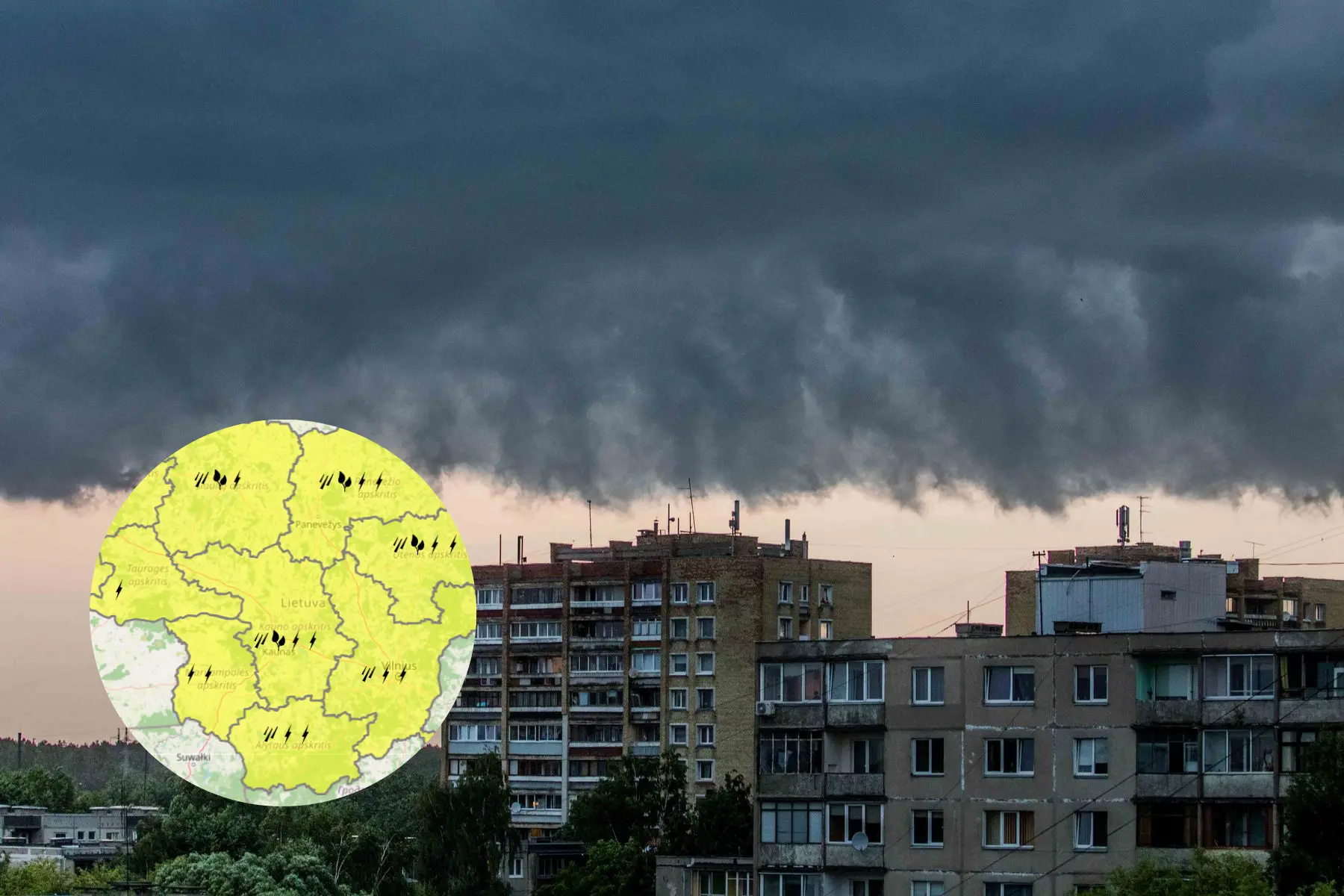 Iš sinoptikų – įspėjimas gyventojams dėl pavojingų meteorologinių reiškinių