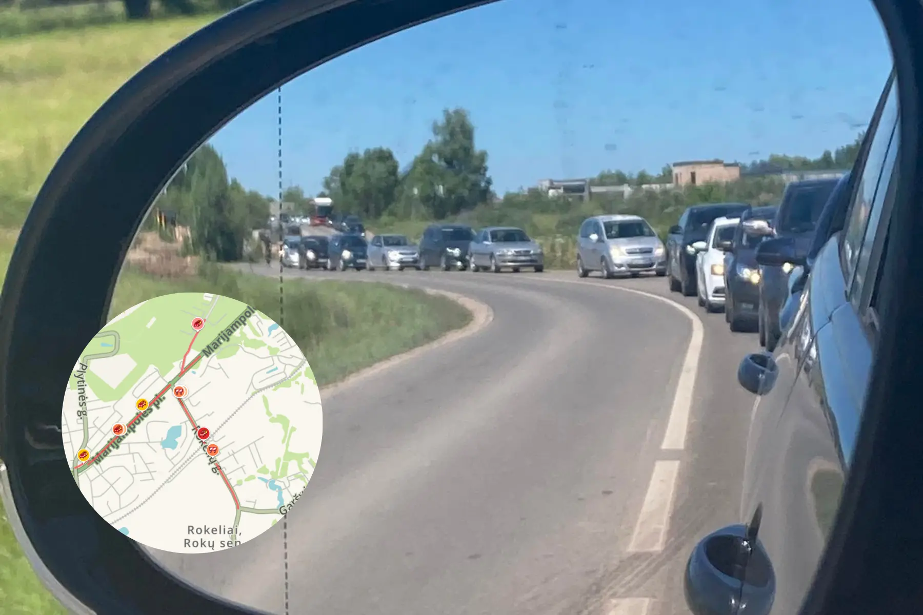 Eismo spūstis link Vaišvydavos