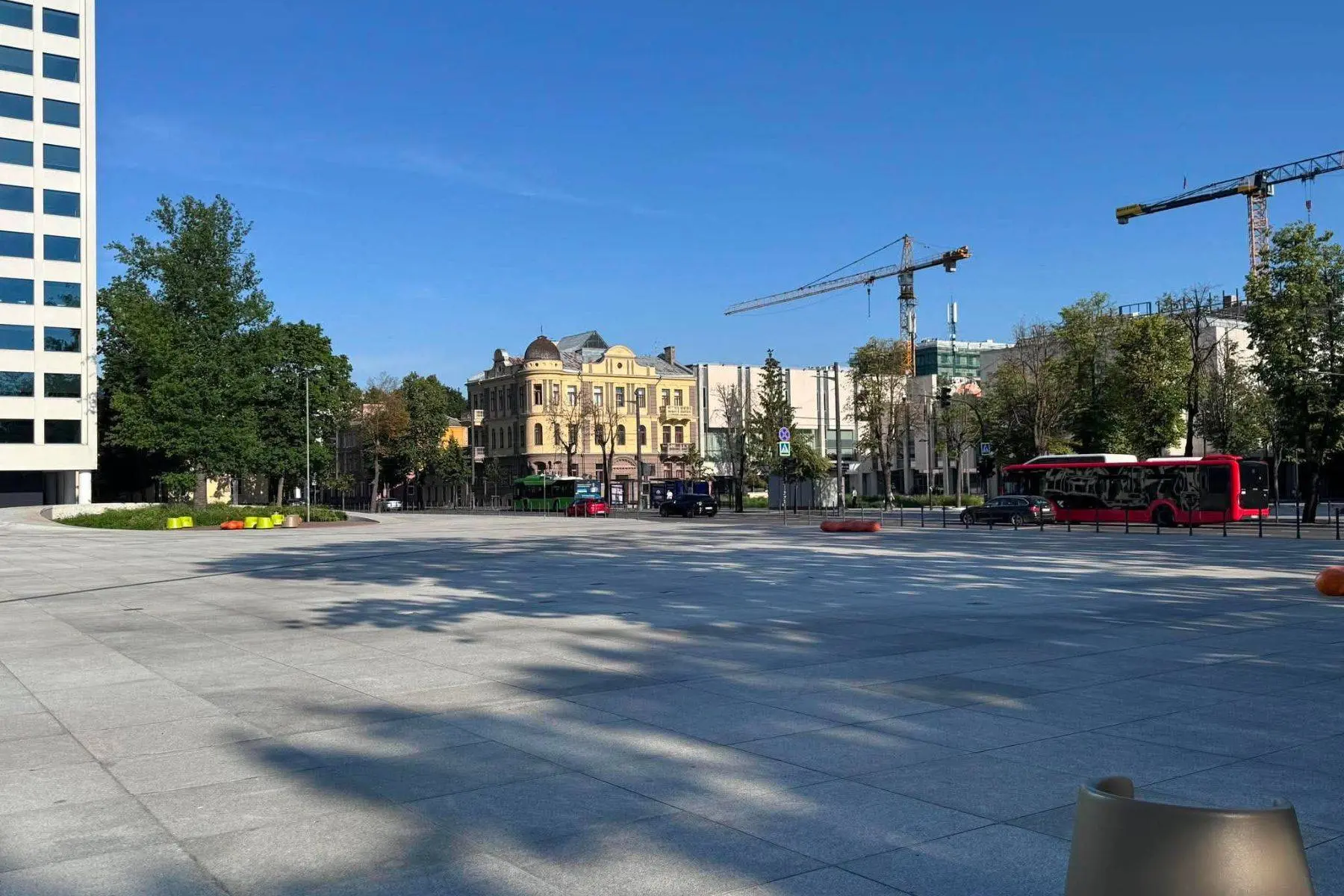 Išjungtas fontanas Vienybės aikštėje