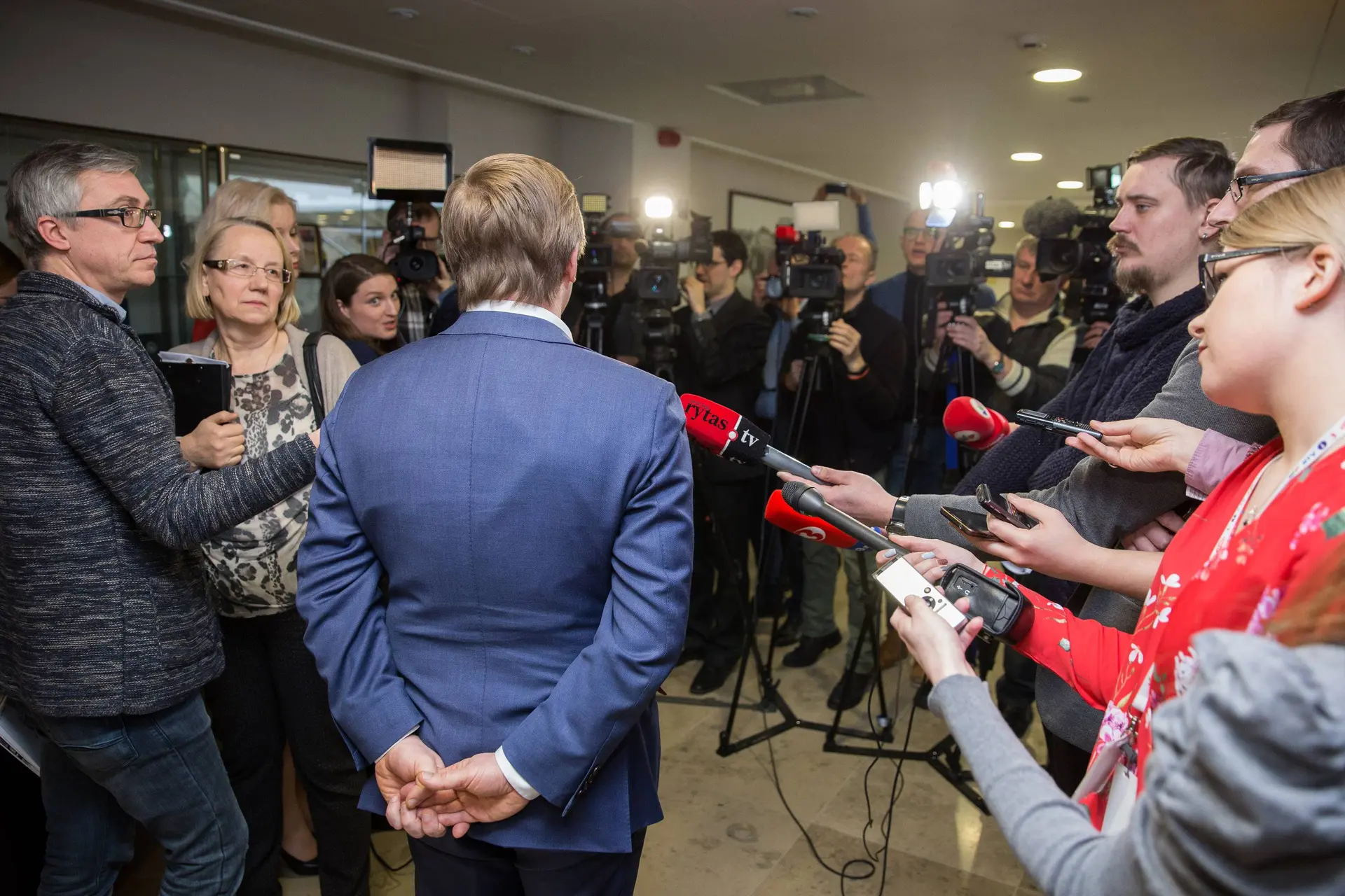 Spaudos konferencija / Ž. Gedvilos, BNS nuotr./