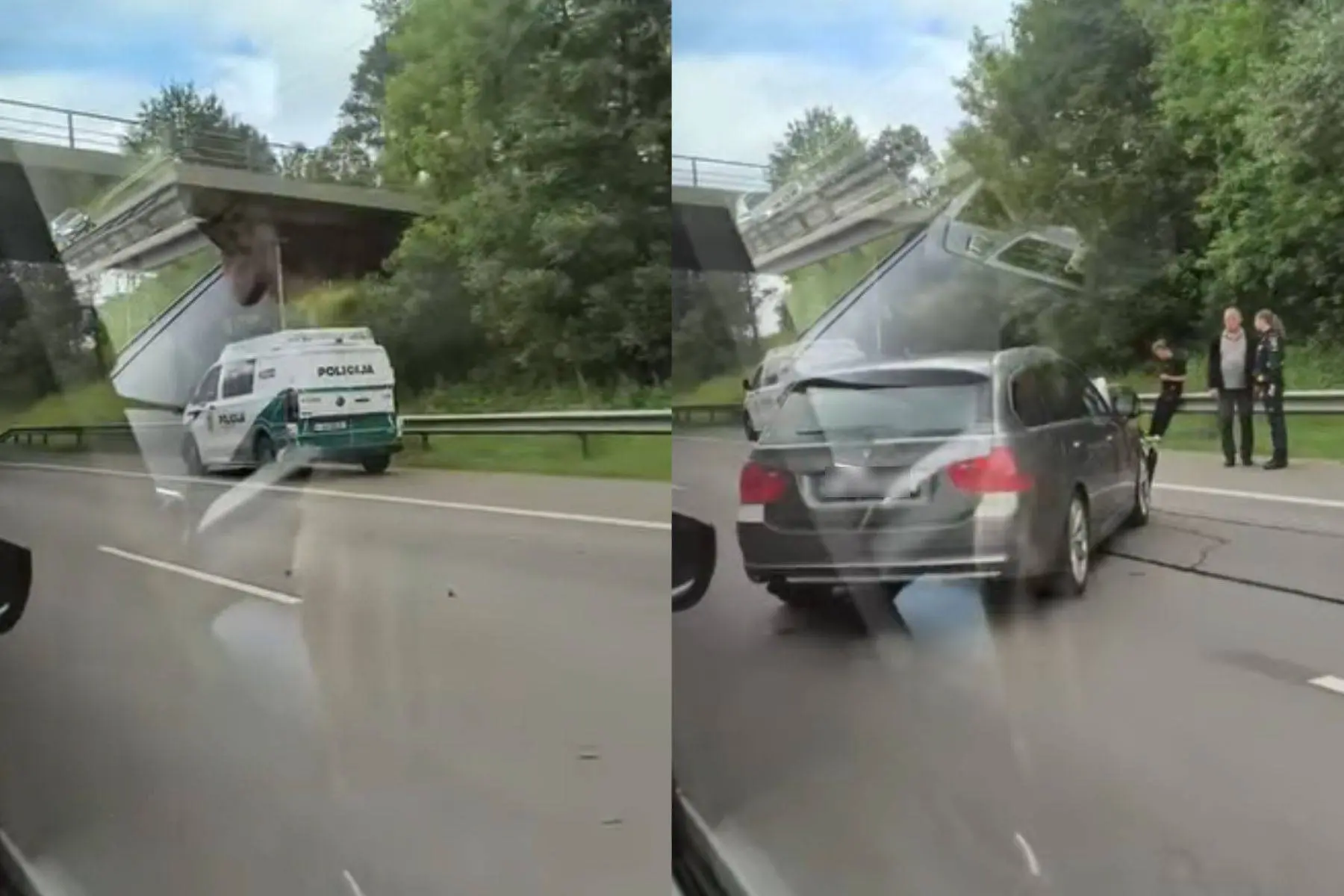 Avarija A5 kelyje / Kas vyksta Kaune grupės nuotr.