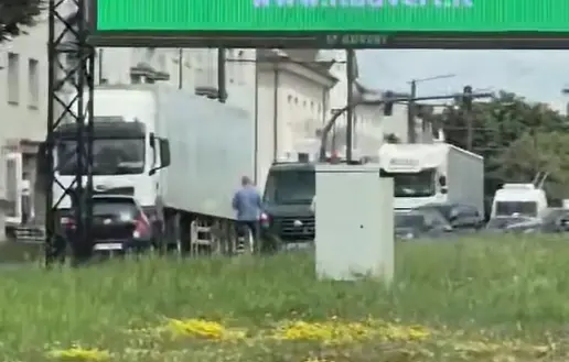 Avarija K. Baršausko g. / Stop kadro nuotr.