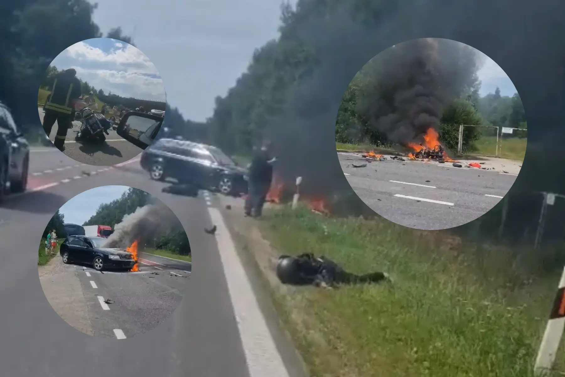 Avarijos „Via Baltica“ kelyje