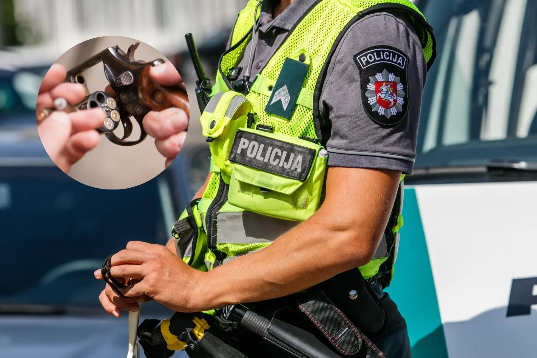 Ginklas, policija, revolveris