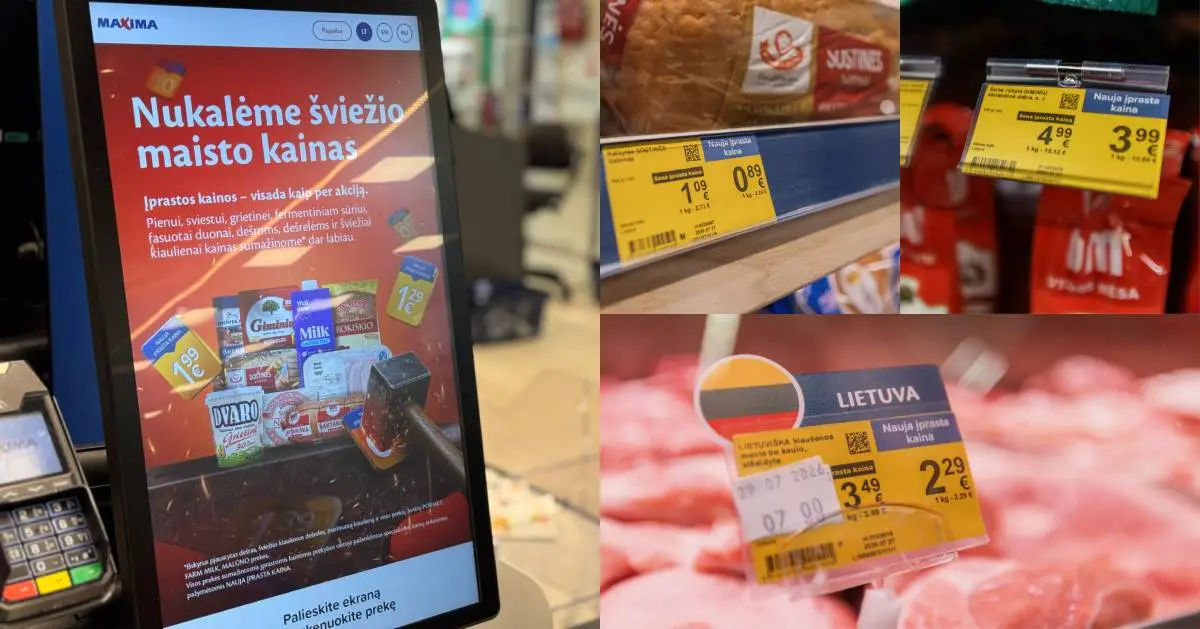 Kainų sumažinimas „Maximoje“ / „Maxima“ nuotr.