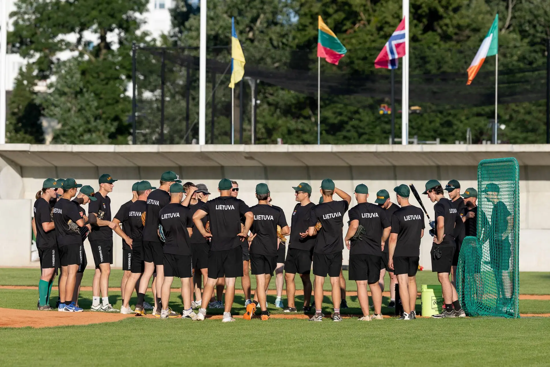 Lietuvos beisbolo rinktinės treniruotė Lenkijoje