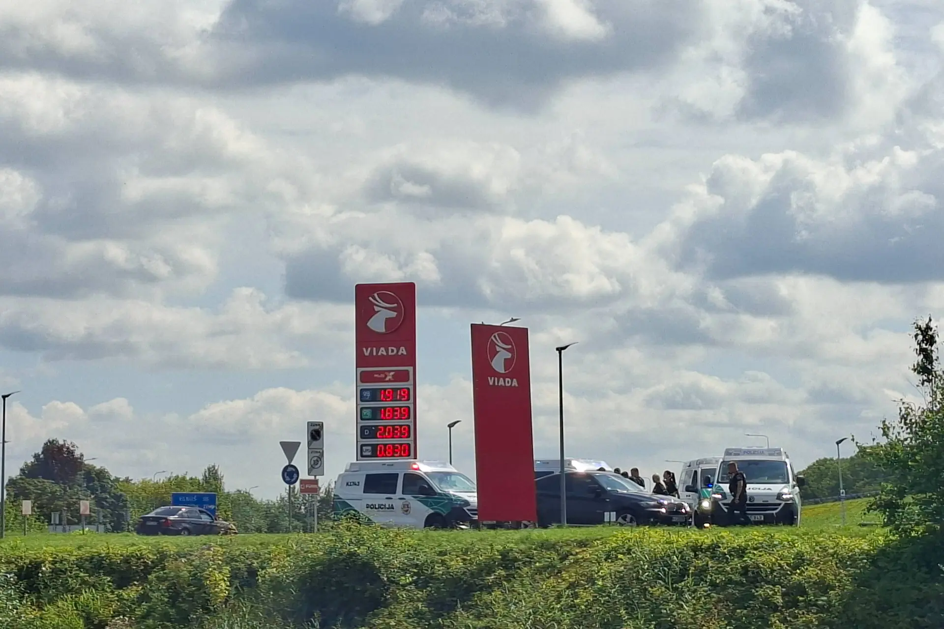 Policija Marvelės gatvėje