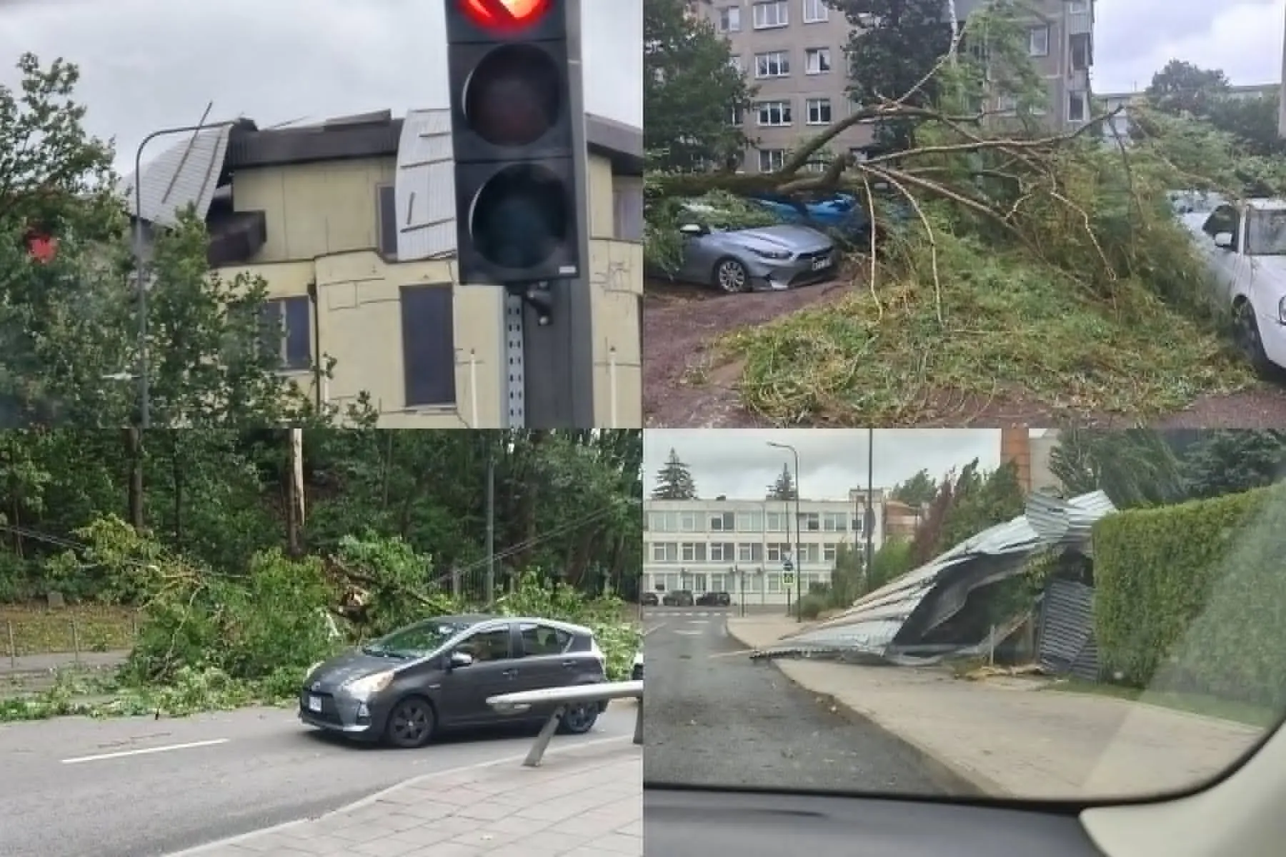 Audros padariniai Kaune / „Kas vyksta Kaune“ montažas