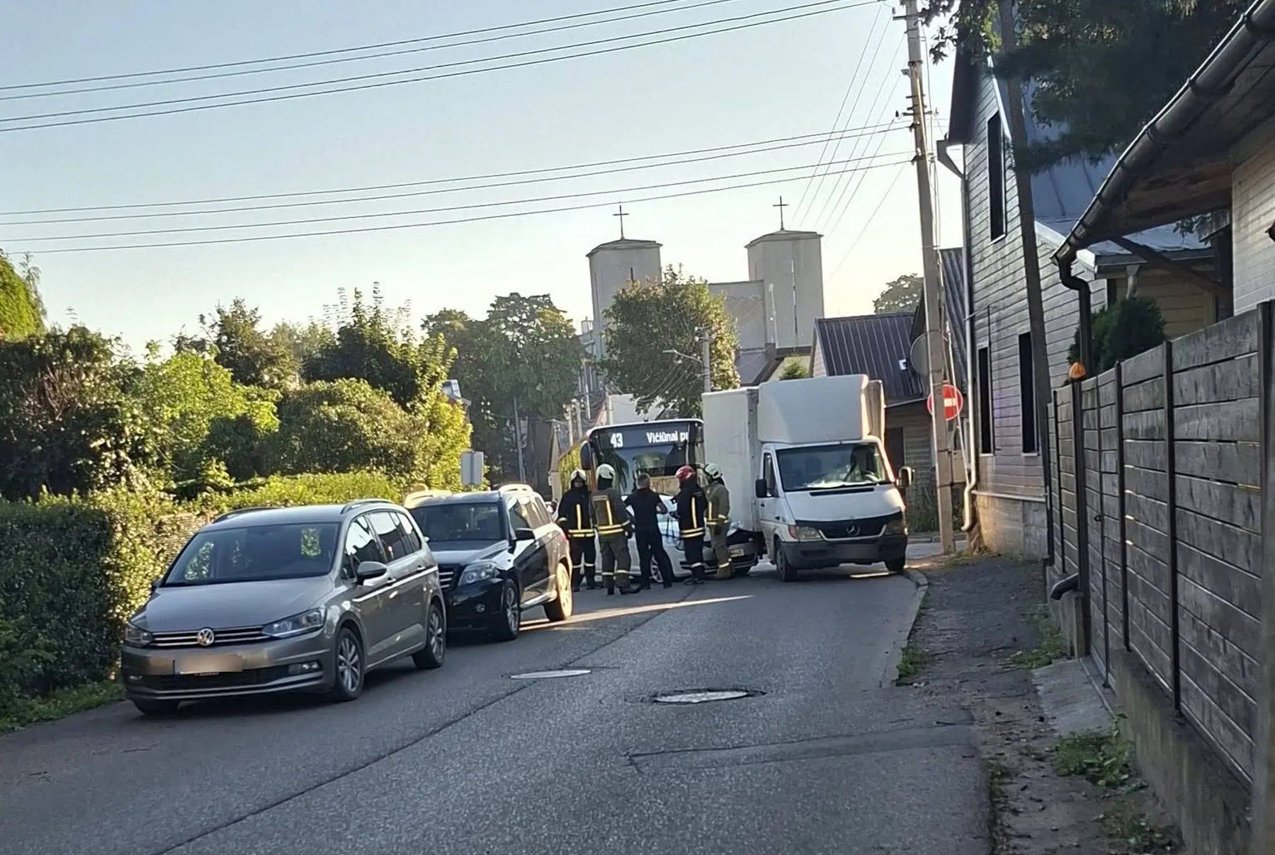 Avarija Ž, Šančiuose