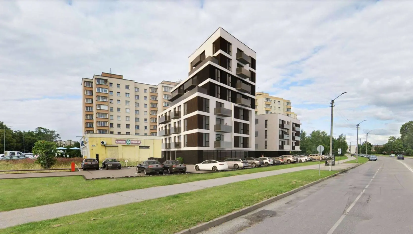 Dviejų daugiabučių statybos Baltijos g. 112A sklype