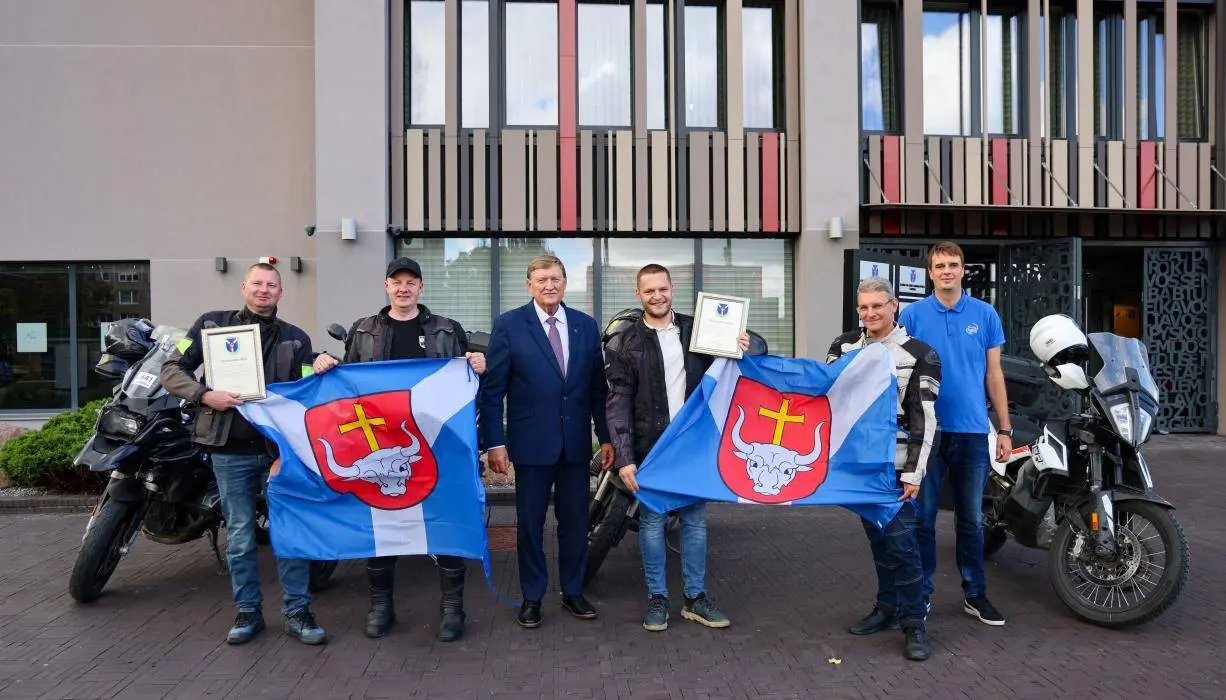 Į mototurizmo ralį išlydėtos Kauno rajono komandos