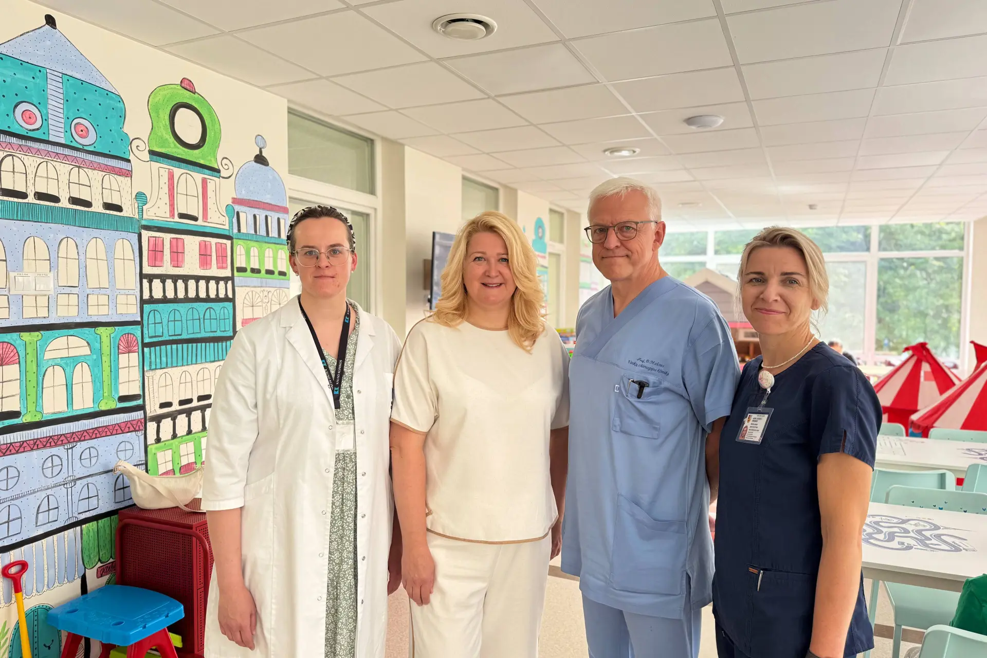 Kauno klinikų Vaikų chirurgijos skyriaus gydytojai / Kauno klinikų nuotr.