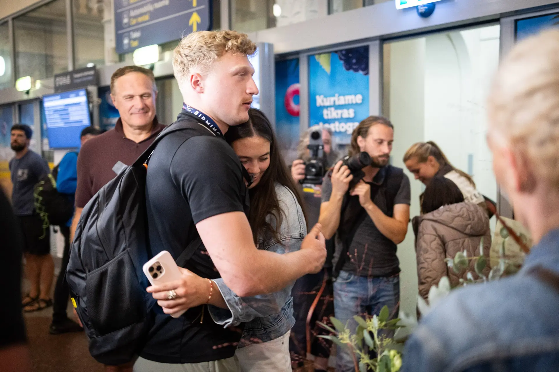 Europos vicečempionas Mykolas Alekna sugrįžo į Lietuvą