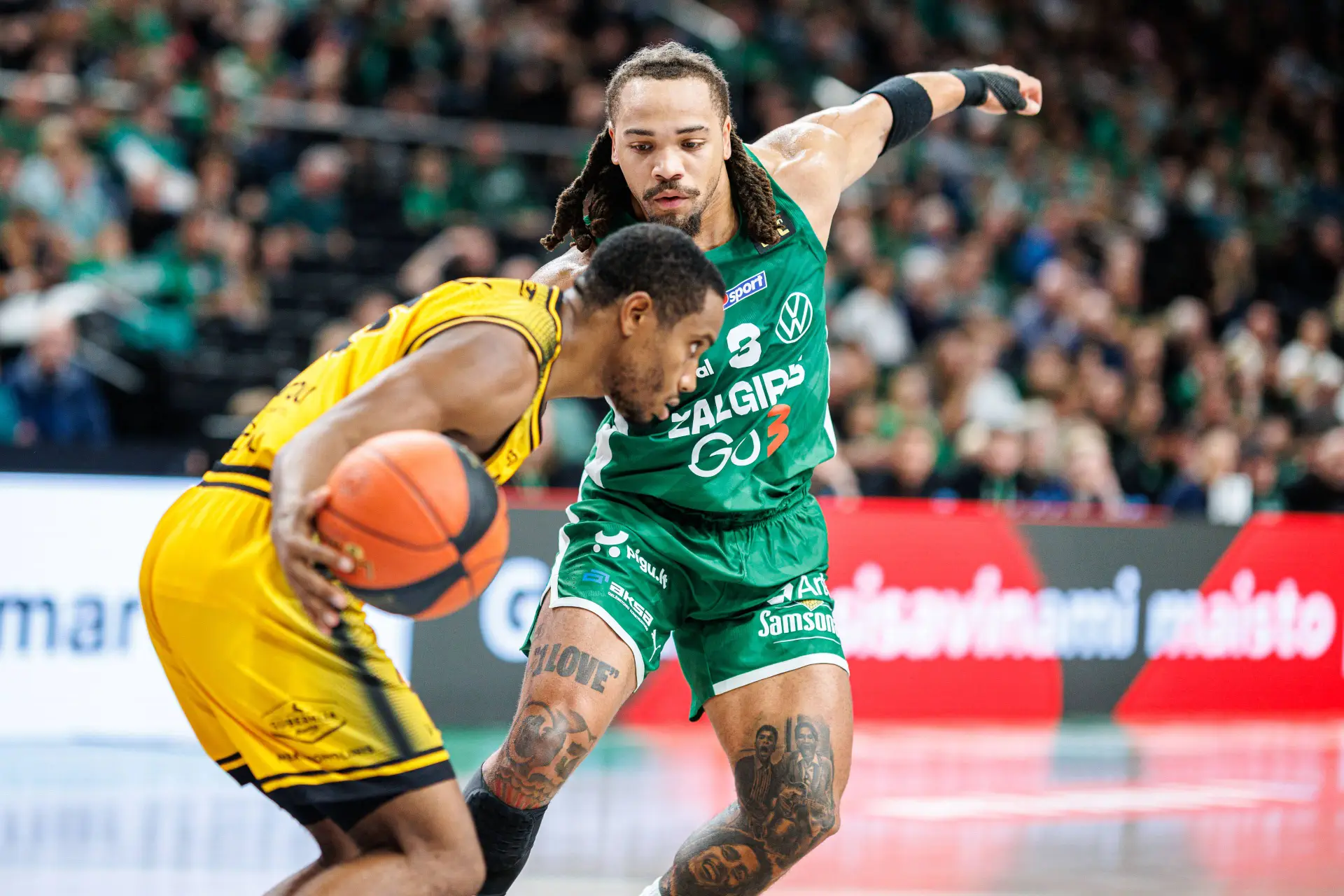 LKL rungtynėse susitiko „Žalgirio“ ir „Šiaulių“ krepšininkai