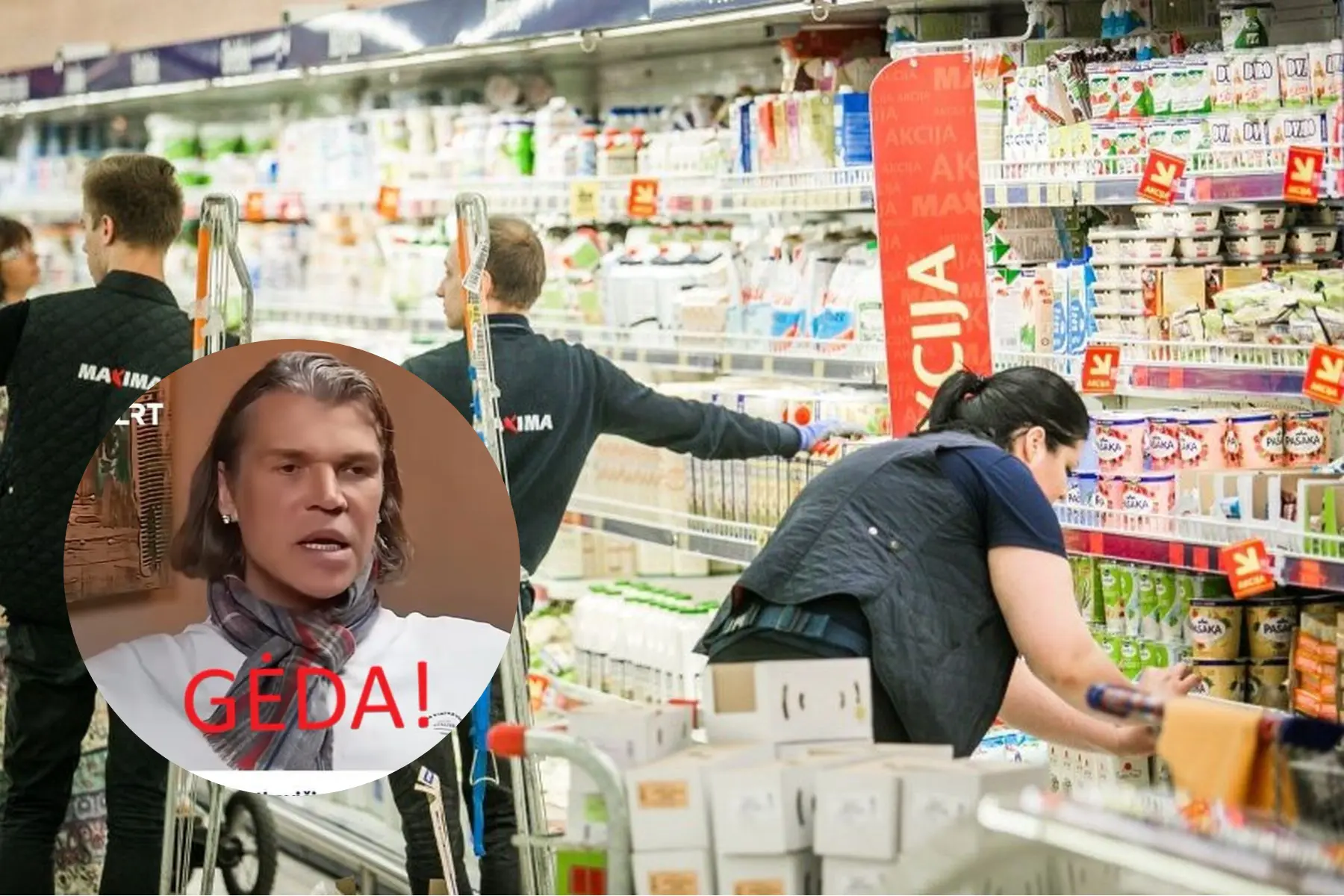 Juozas Statkevičius išsiliejo ant kasininkių