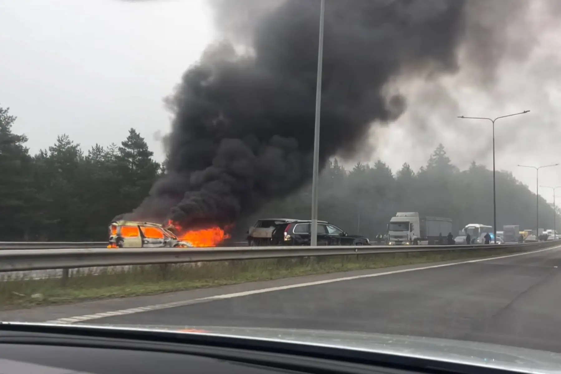 Avarija ir gaisras A1