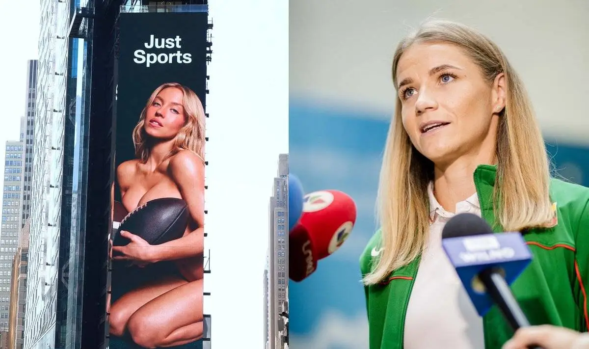 S. Sweeney reklamoje, A. Palšytė / Delfi.lt nuotr.