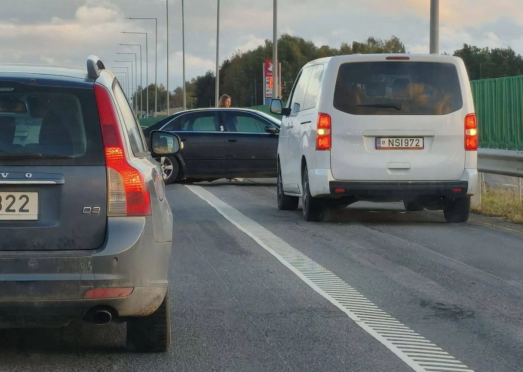 Eismo įvykis/ Kas vyksta Kaune skaitytojo nuotr.