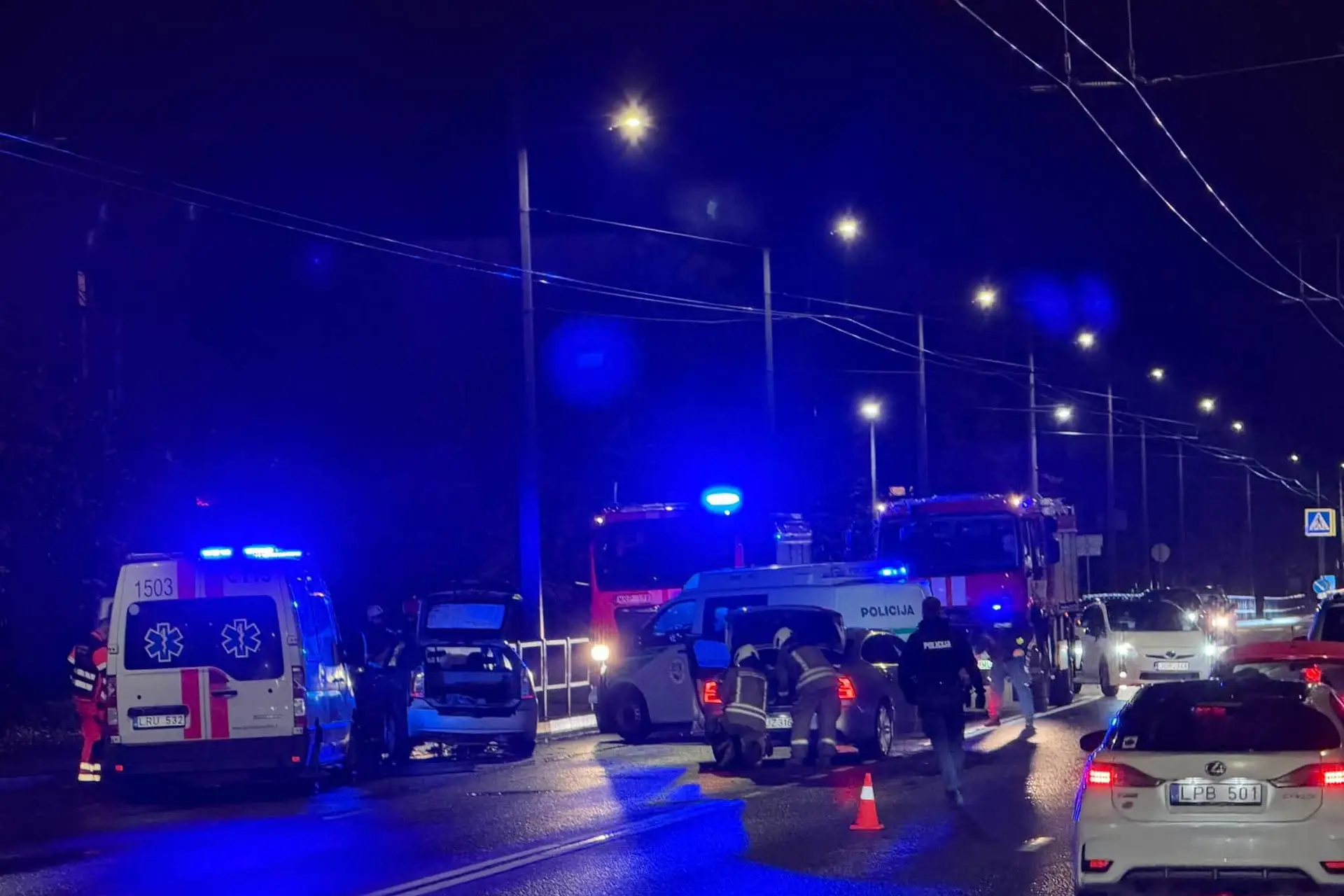 Avarija A. Juozapavičiaus prospekte