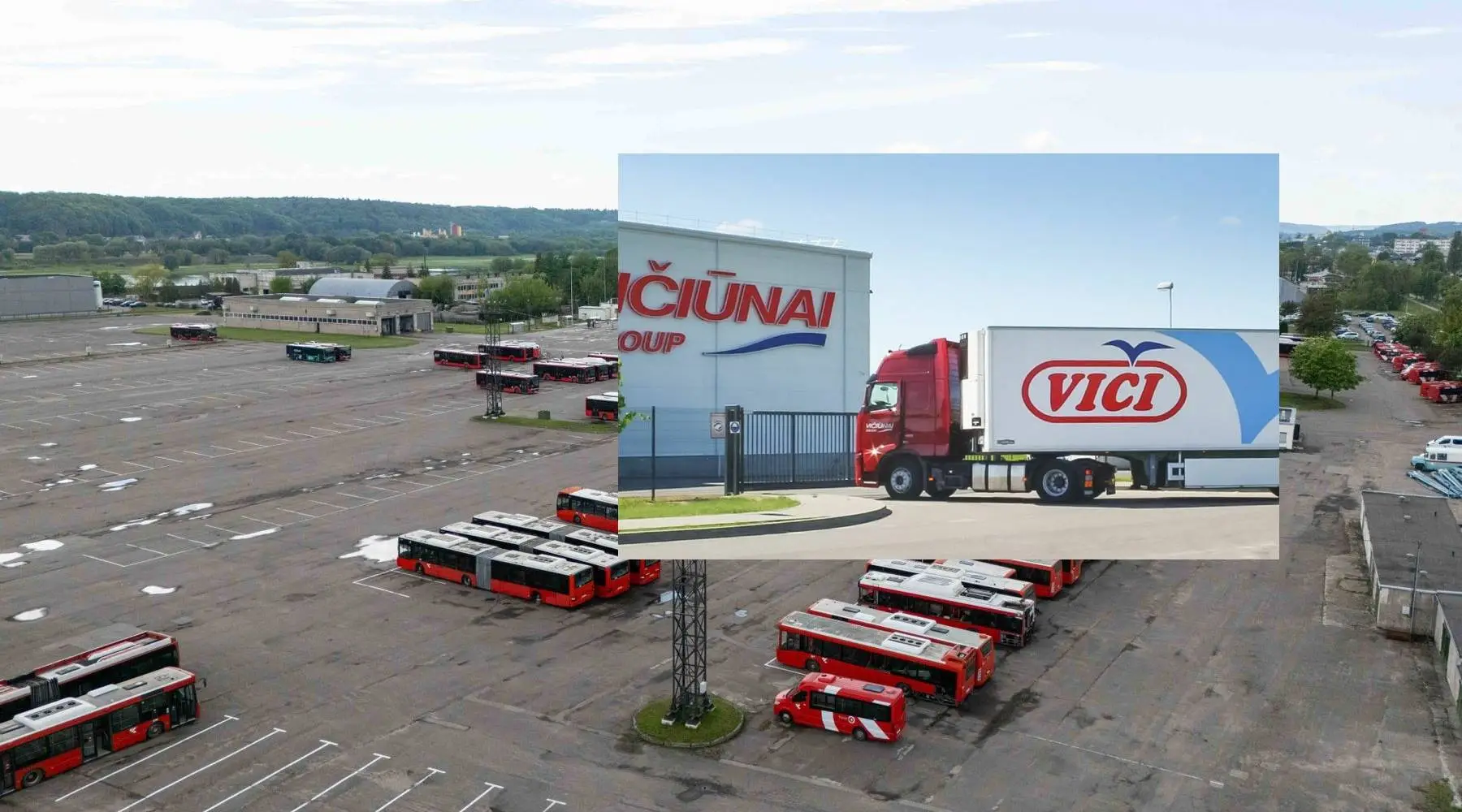 Kauno autobusų parkas, „Vičiūnų grupė“/ „Kas vyksta Kaune“ fotomontažas